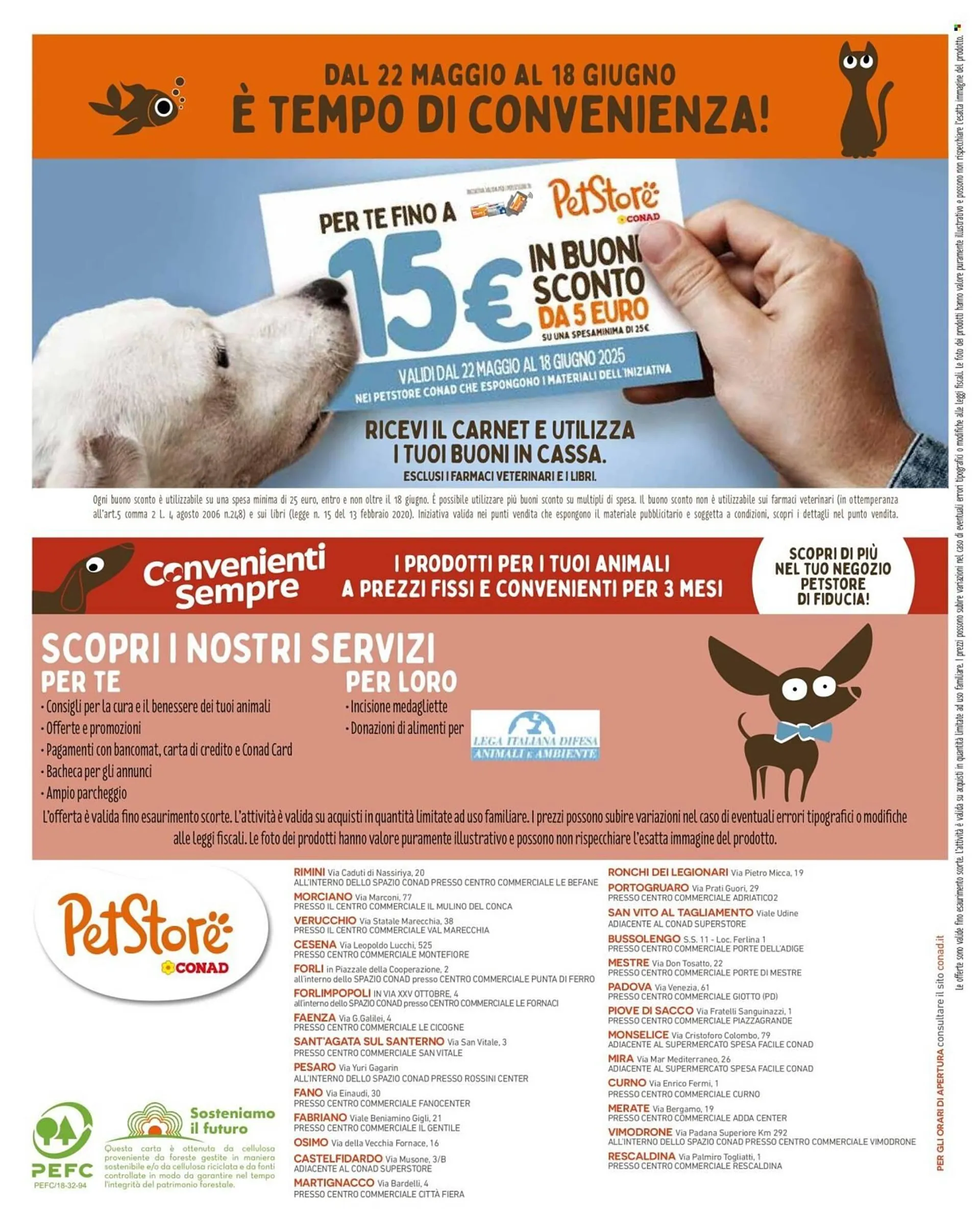 Volantino Pet Store Conad da 22 maggio a 18 giugno di 2025 - Pagina del volantino 8