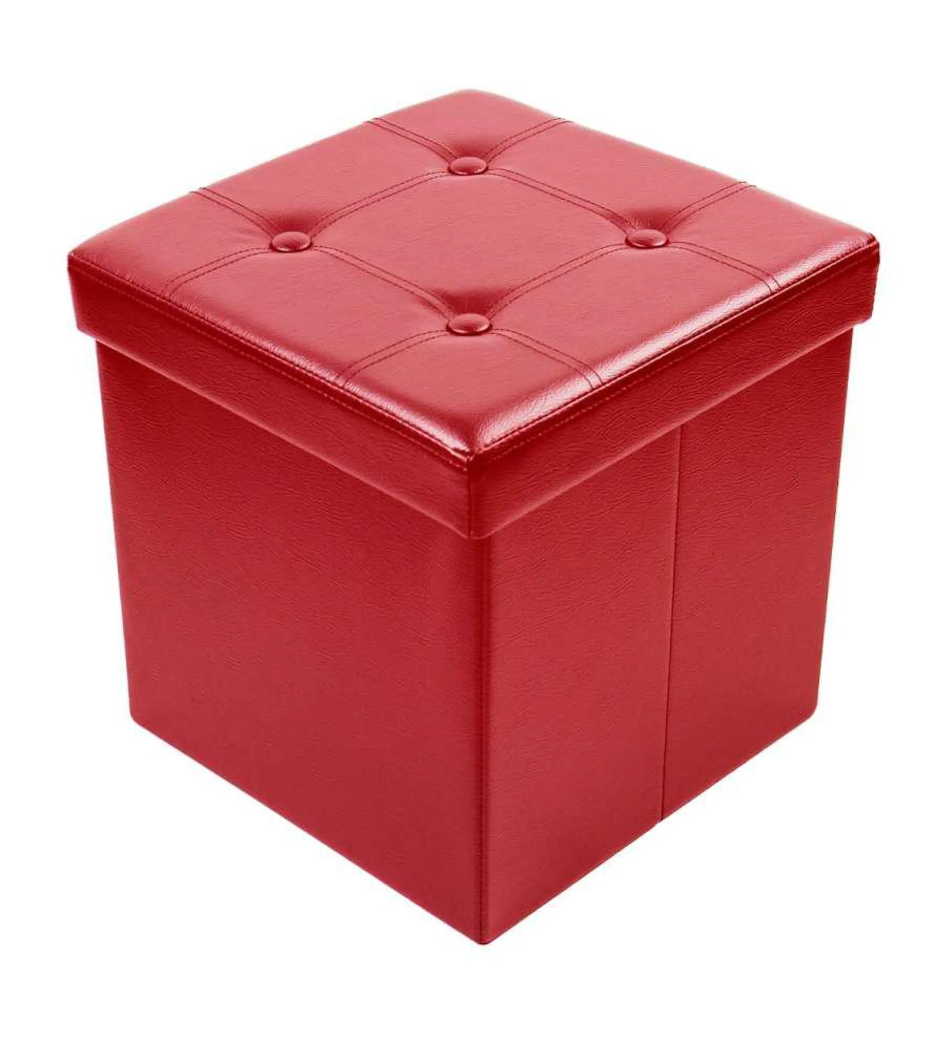 Pouf Pieghevole Rosso