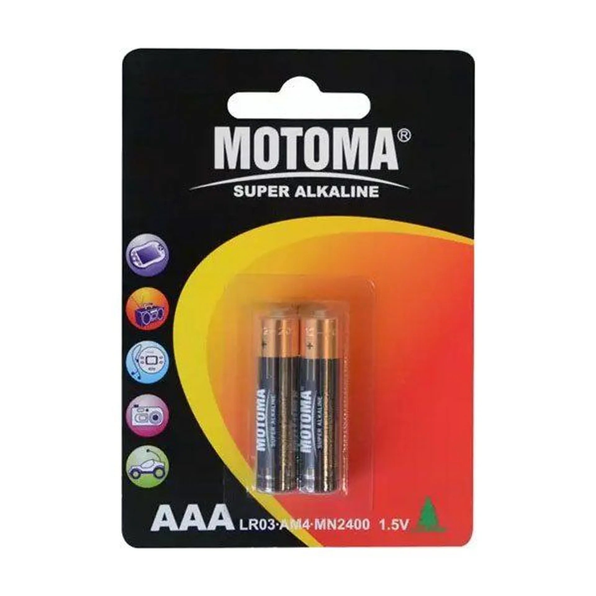 Blister 2 Batterie Alcaline AAA