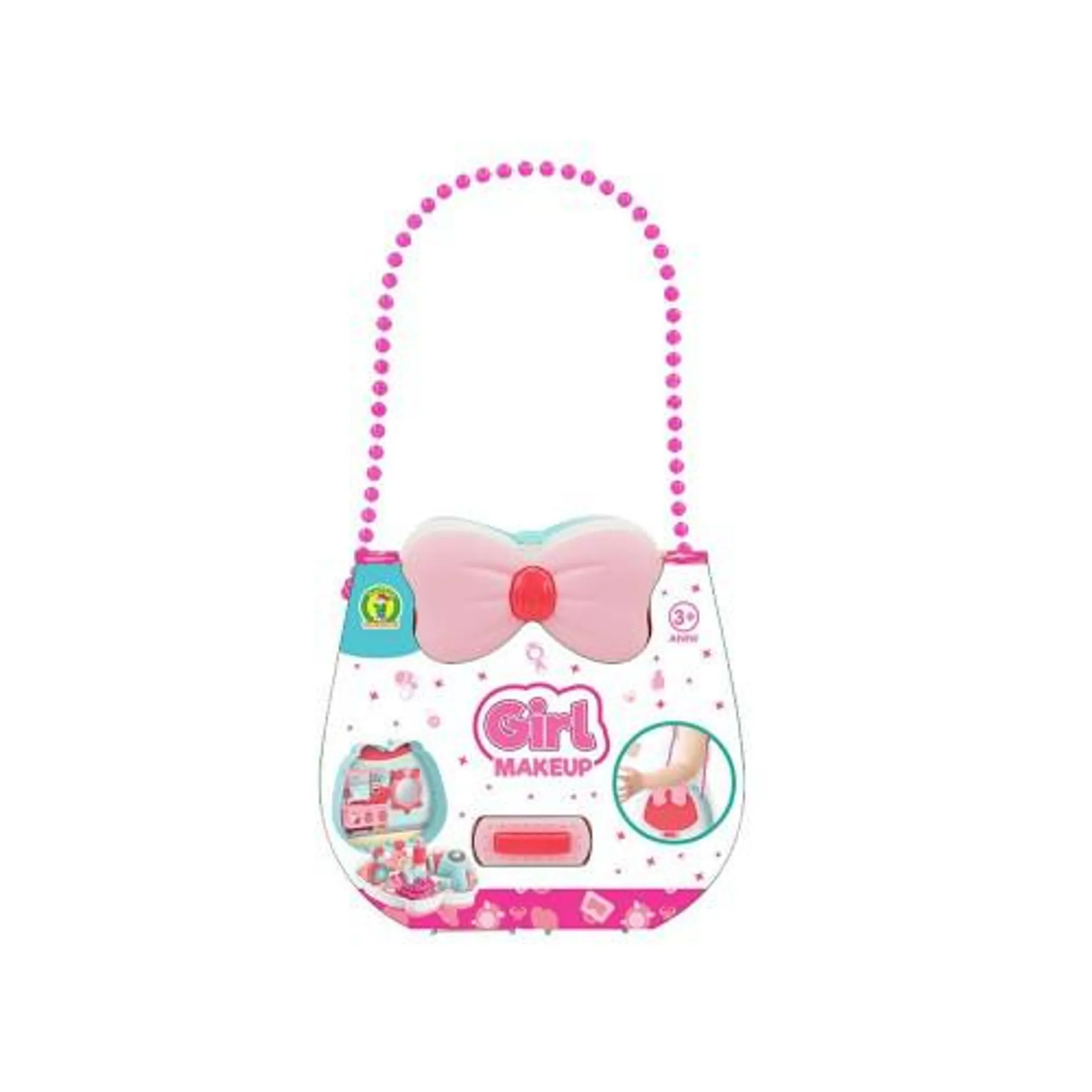 Play set con beauty per bimba e accessori bianco/rosa - Mazzeo Giocattoli