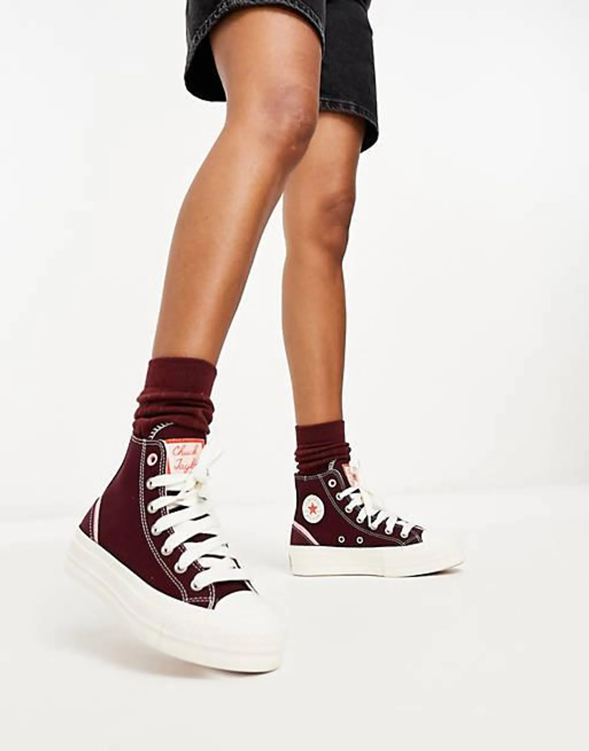 Converse - Chuck Taylor All Star Lift Hi - Sneakers alte bordeaux intenso