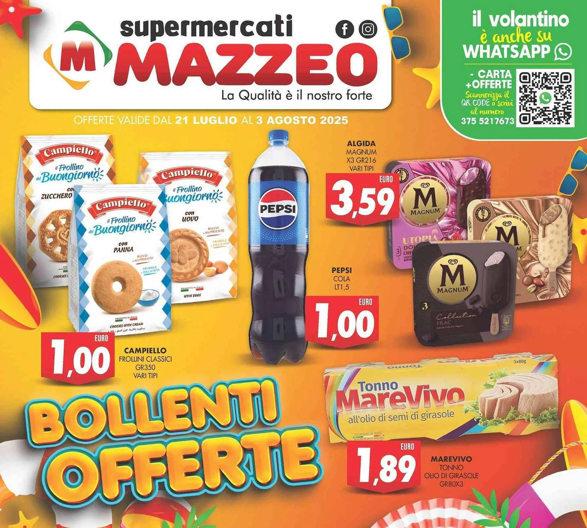 Volantino Mazzeo Giocattoli da 21 luglio a 3 agosto di 2025 - Pagina del volantino 1