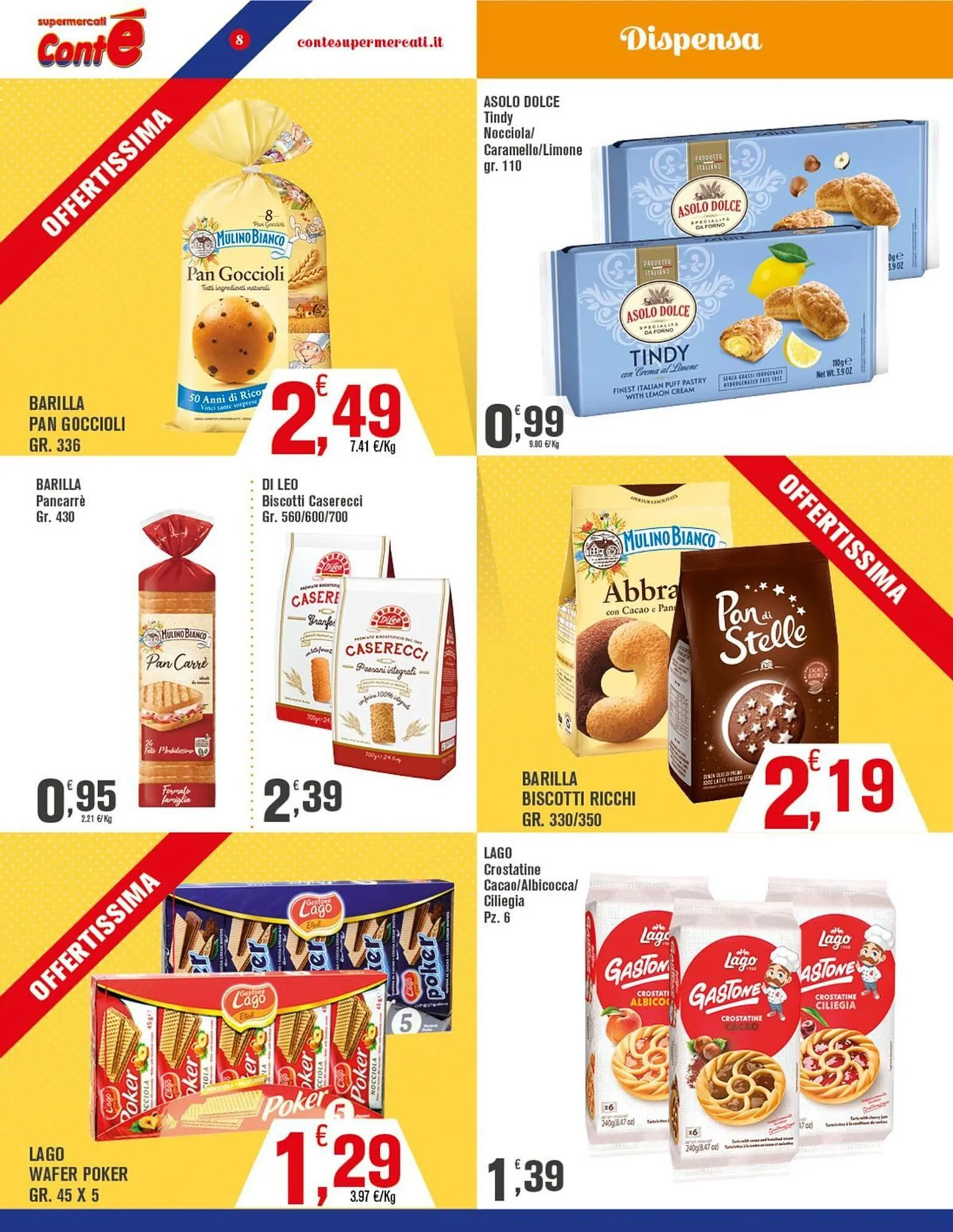 Volantino Conté Supermercati da 29 maggio a 8 giugno di 2025 - Pagina del volantino 8