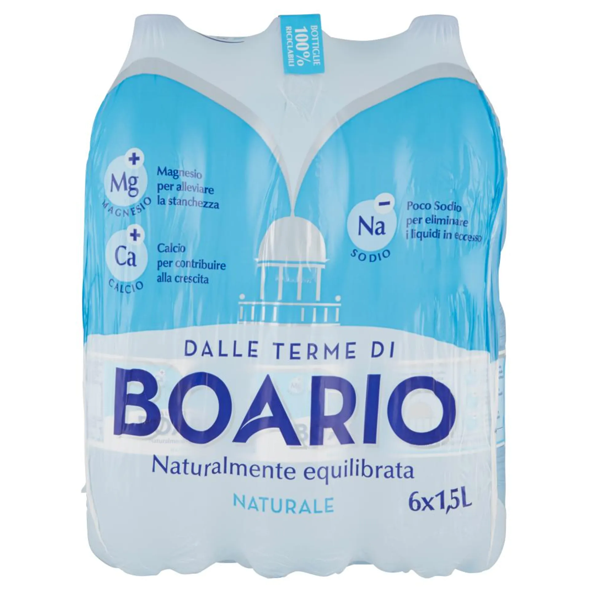 Boario Naturale 6 x 1,5 L