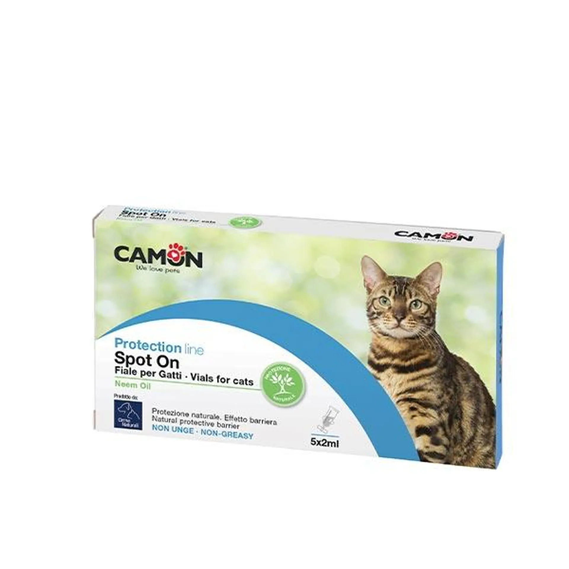 Camon - Fiale Spot-On per Gatti all’Olio di Neem