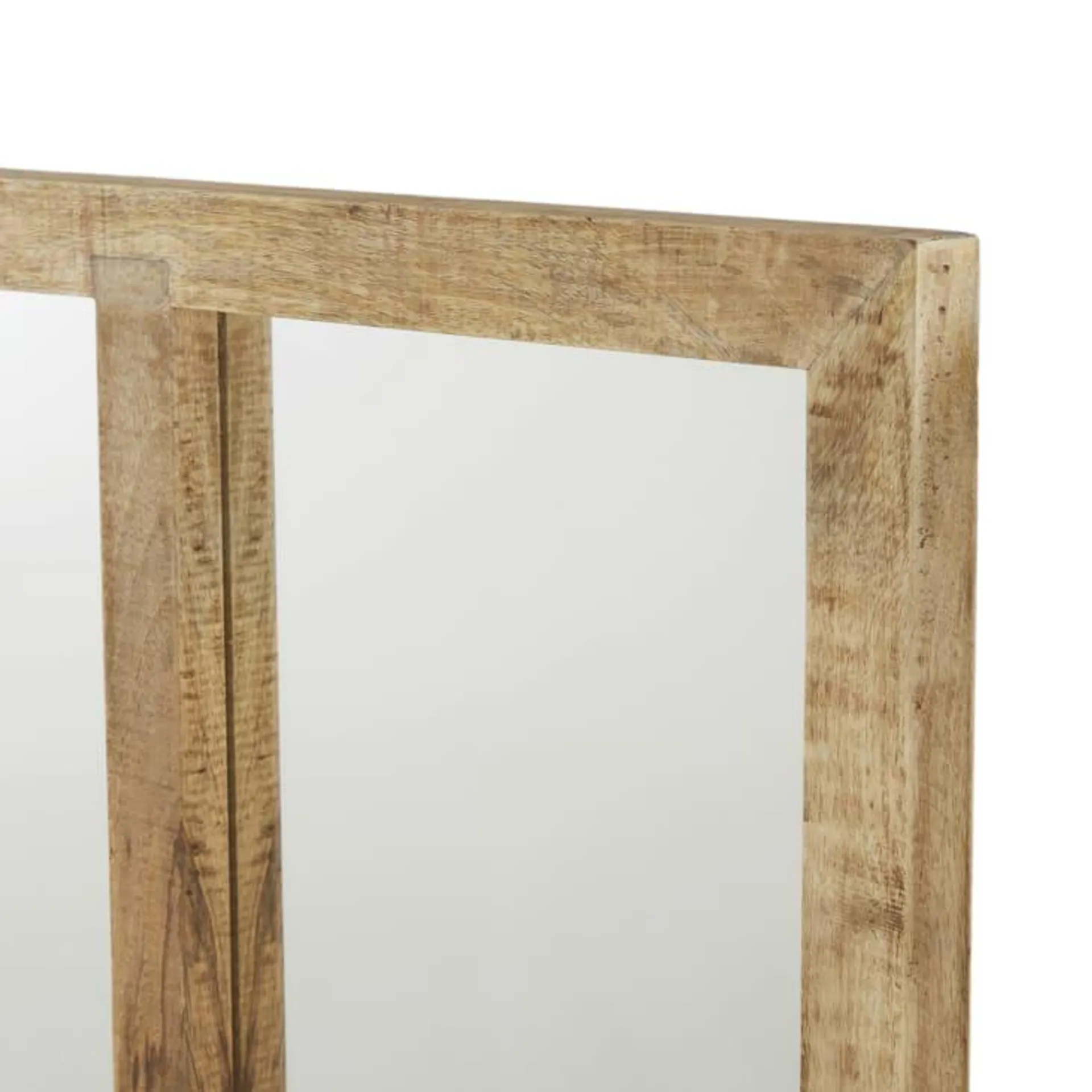 Specchio stile vetrata in legno di mango 123x180 cm