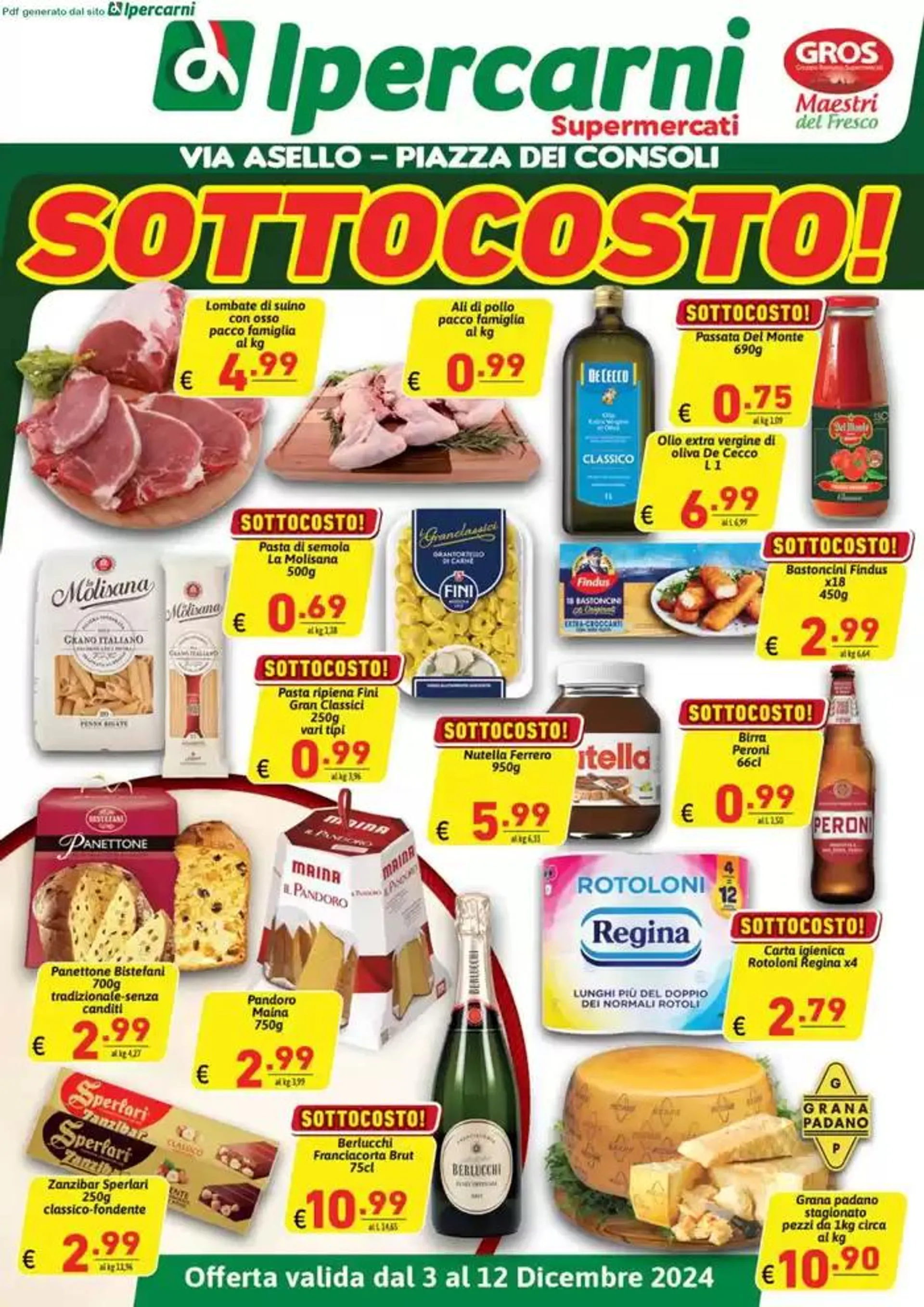 Sottocosto! da 3 dicembre a 12 dicembre di 2024 - Pagina del volantino 1