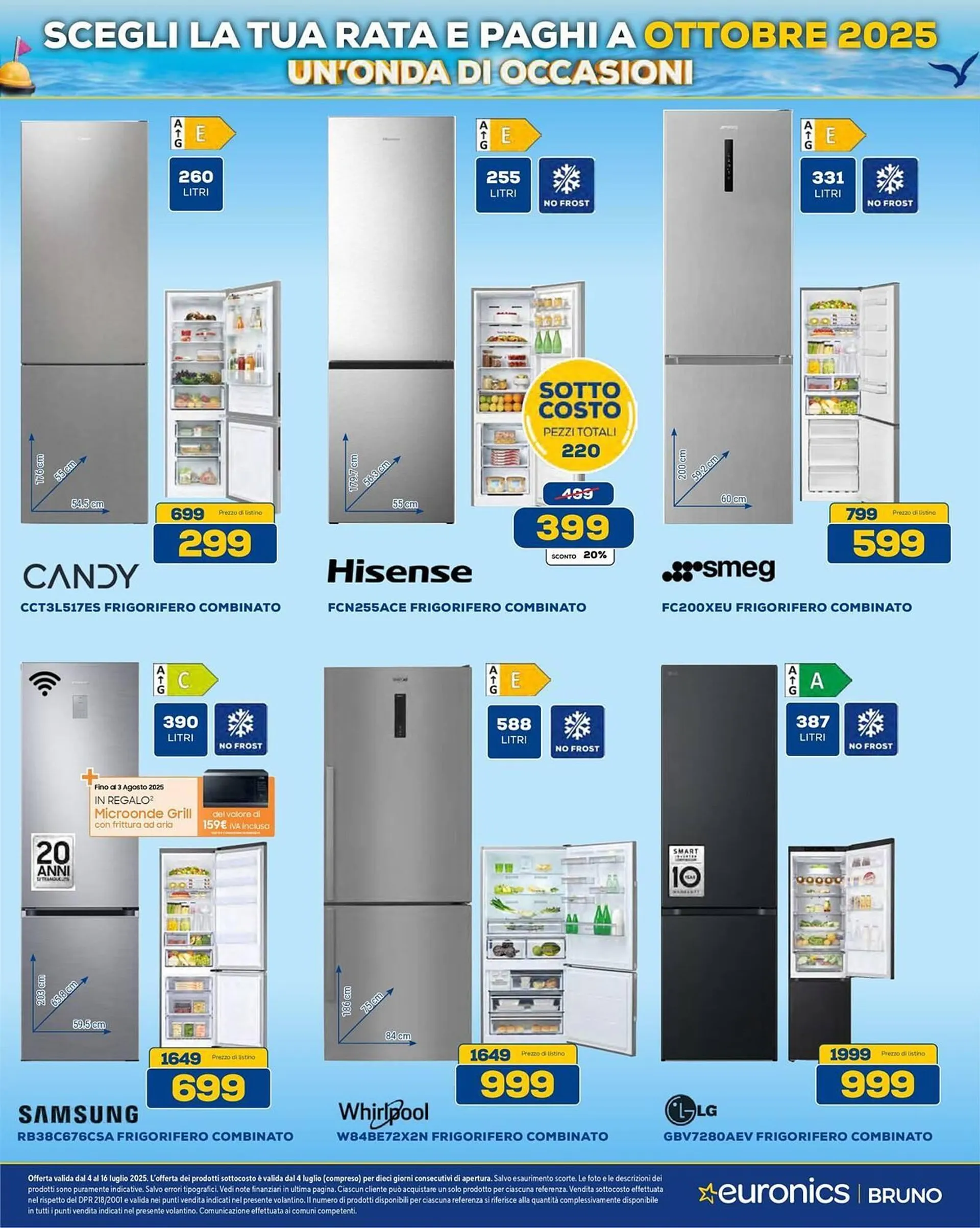 Volantino Euronics da 4 luglio a 16 luglio di 2025 - Pagina del volantino 7