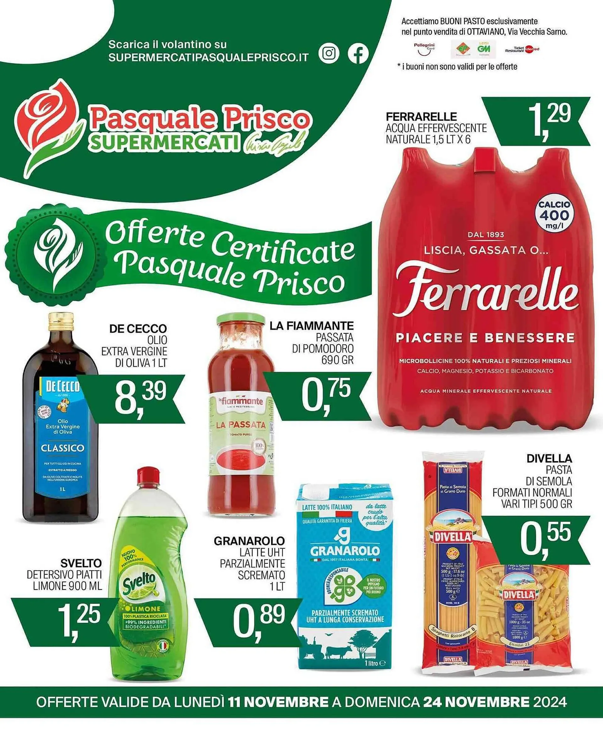 Volantino Supermercati Pasquale Prisco - 1