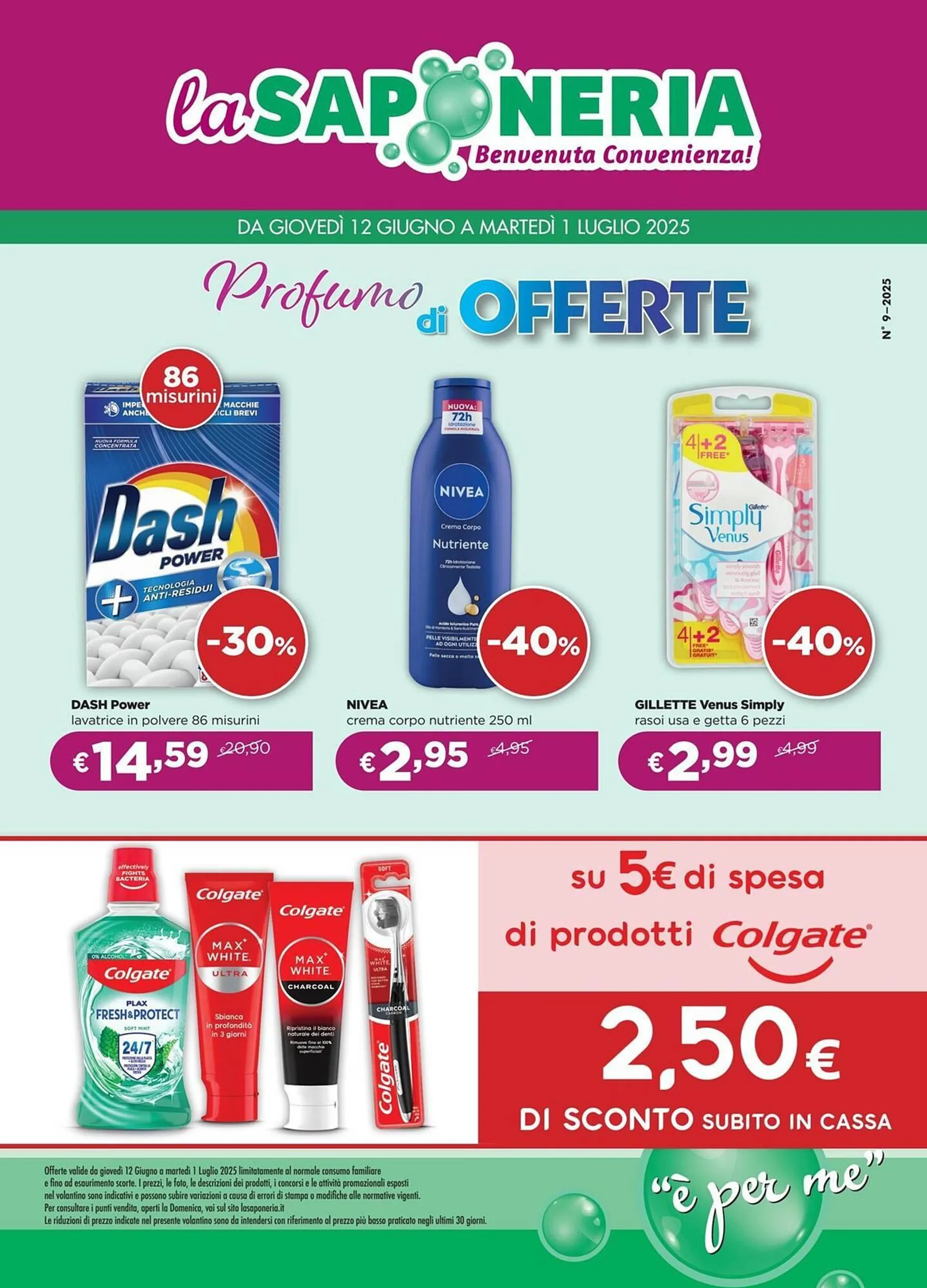 Volantino La Saponeria - 1