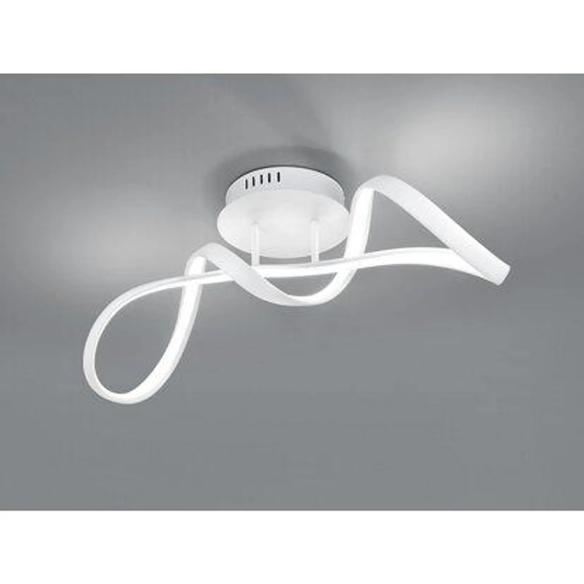 Plafoniera led Perugia bianca dimmerabile L 60 cm 28W 1x3400lm 4000K