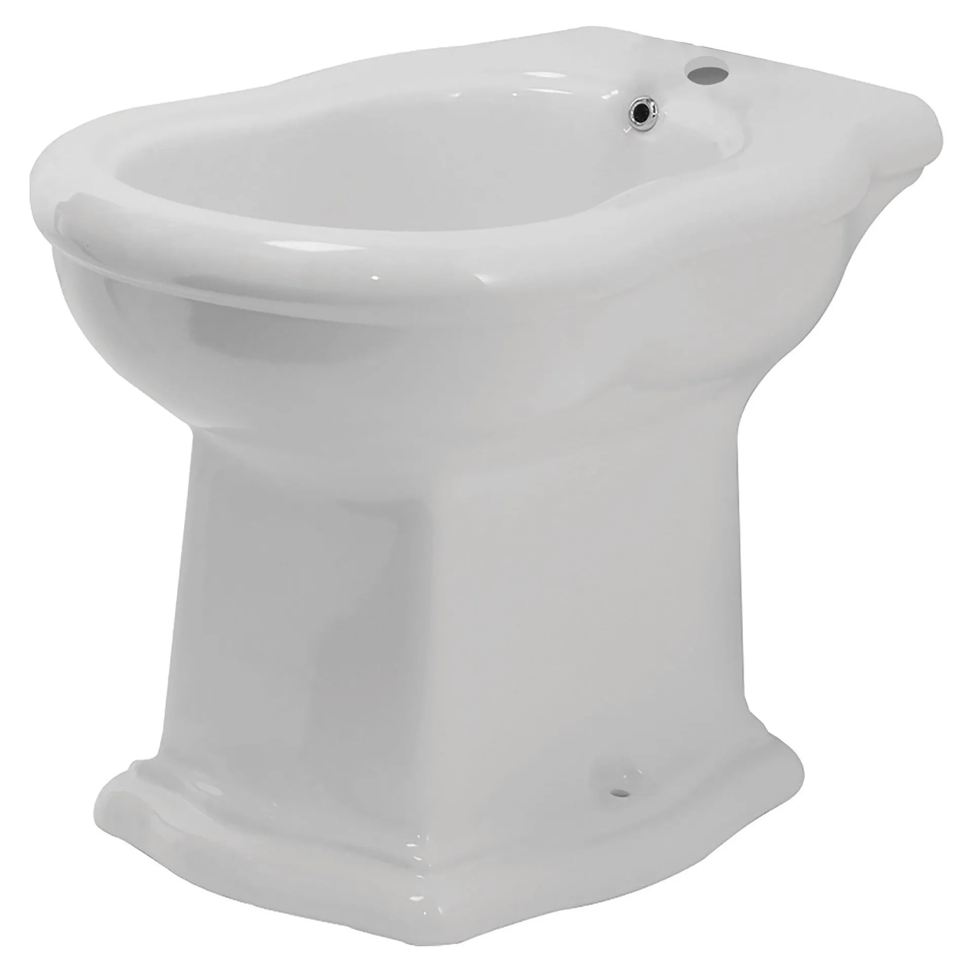 Bidet axa serie contea a terra in ceramica bianca