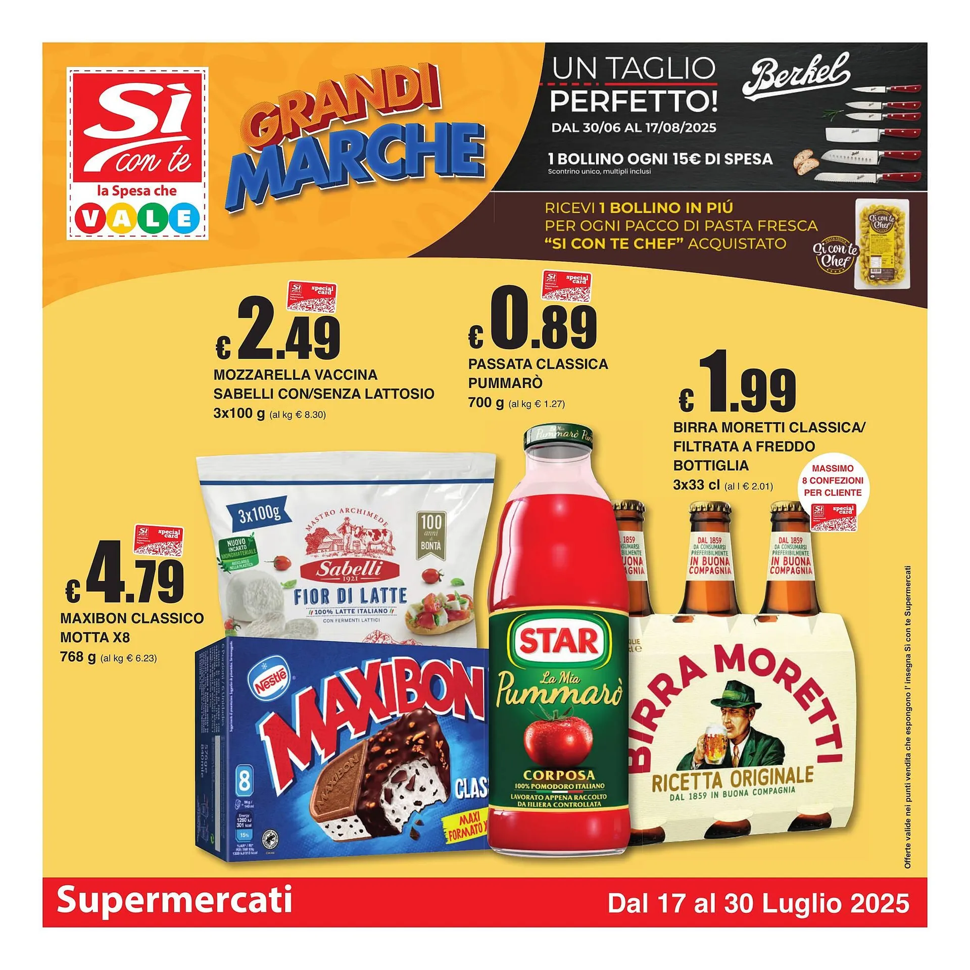 Volantino Sì con te da 17 luglio a 30 luglio di 2025 - Pagina del volantino 1
