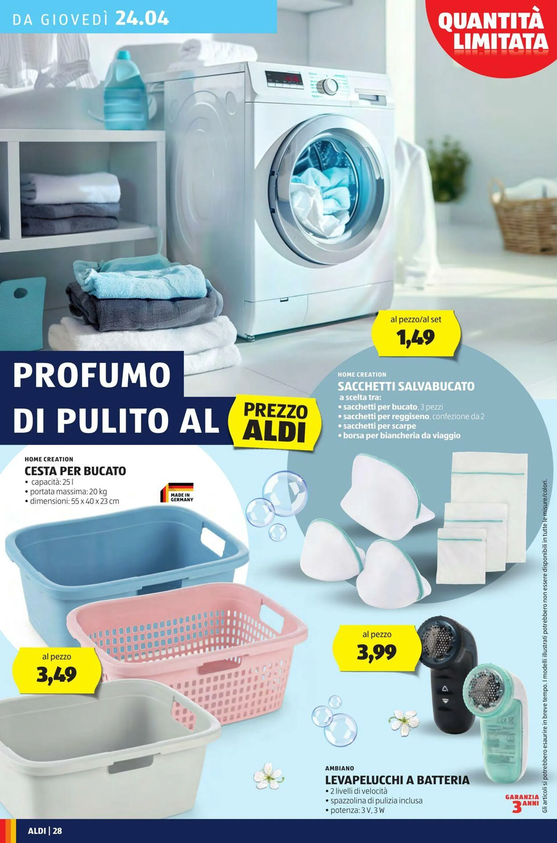 Aldi Volantino attuale da 21 aprile a 27 aprile di 2025 - Pagina del volantino 28