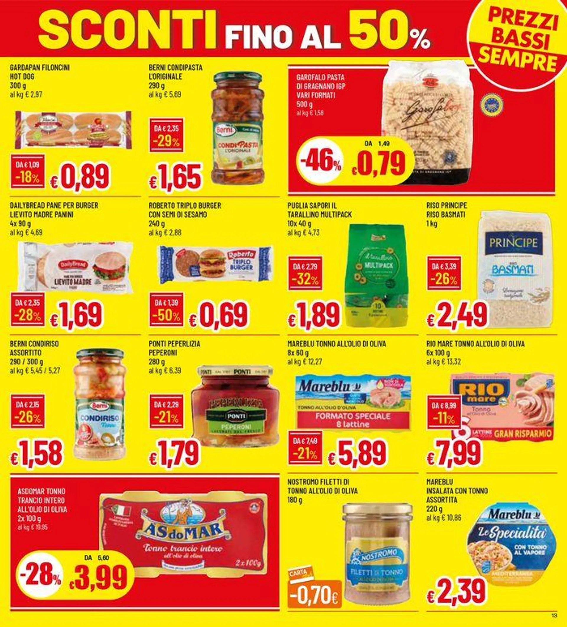 SCONTI fino al 50% - 13