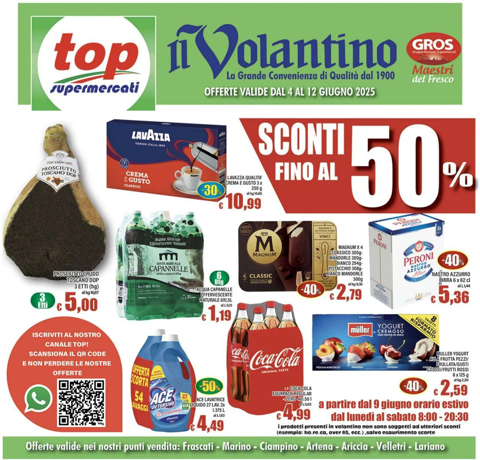 Top Supermercati Volantino attuale da 17 luglio a 31 luglio di 2025 - Pagina del volantino 1