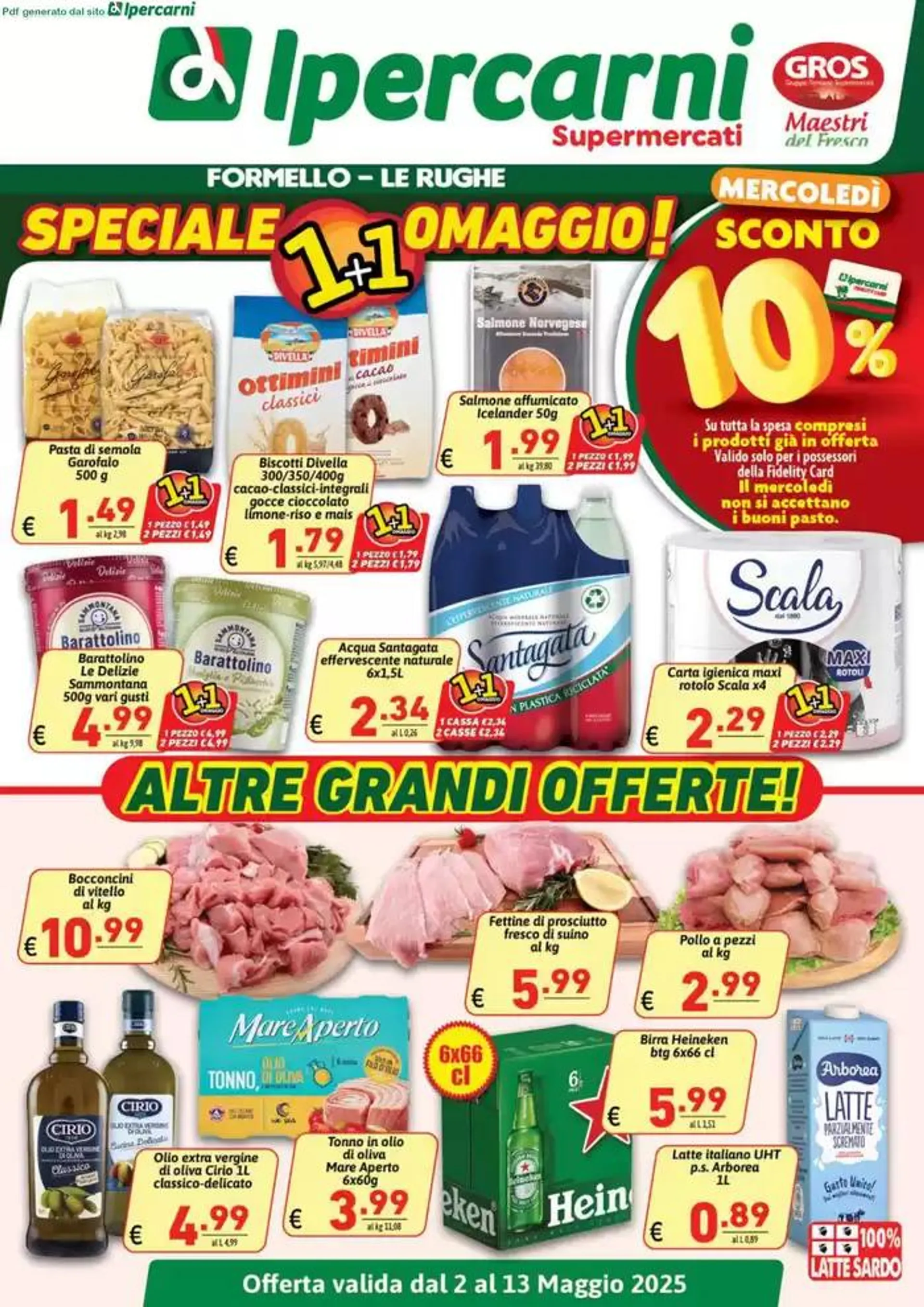 Speciale 1+1 Omaggio! da 2 maggio a 13 maggio di 2025 - Pagina del volantino 1