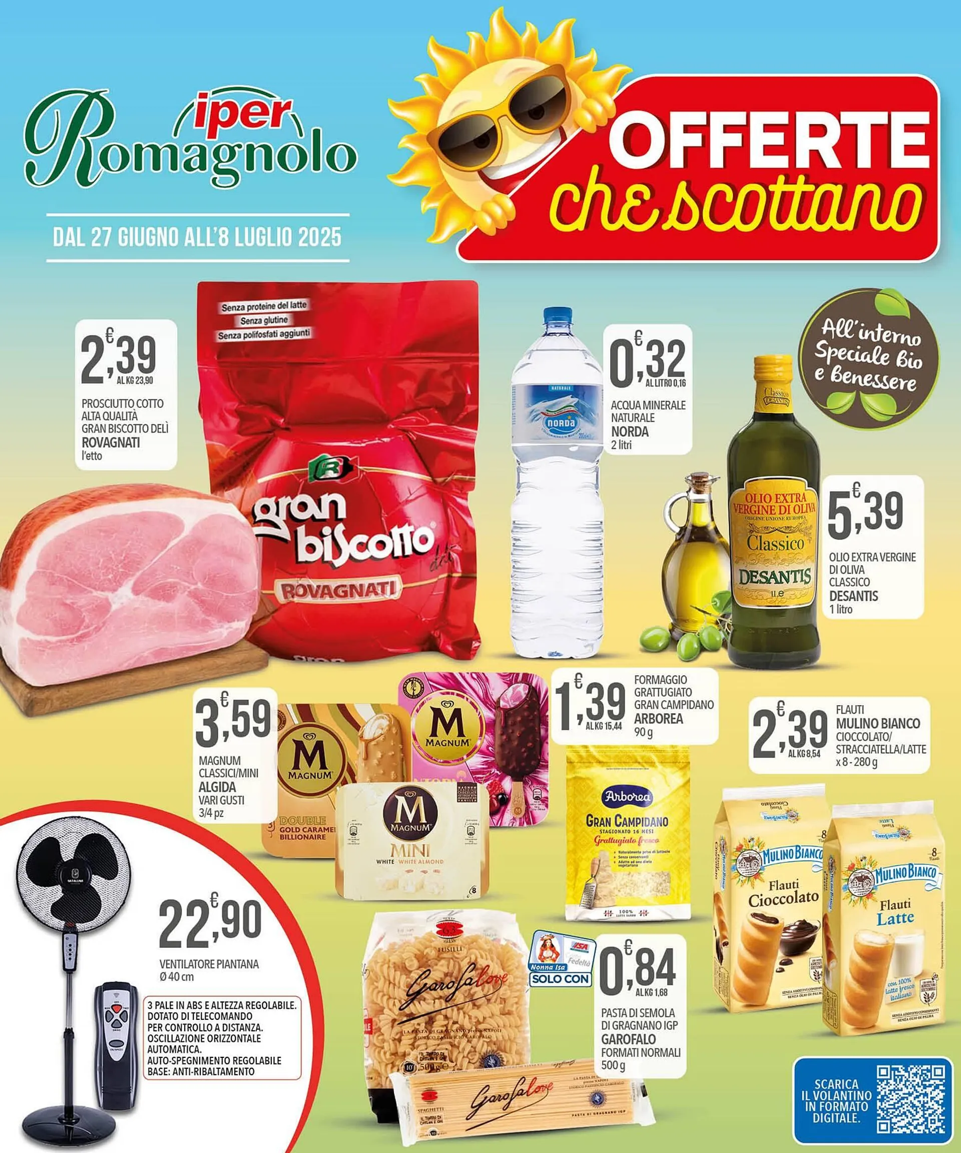 Volantino Iper Romagnolo da 27 giugno a 8 luglio di 2025 - Pagina del volantino 1