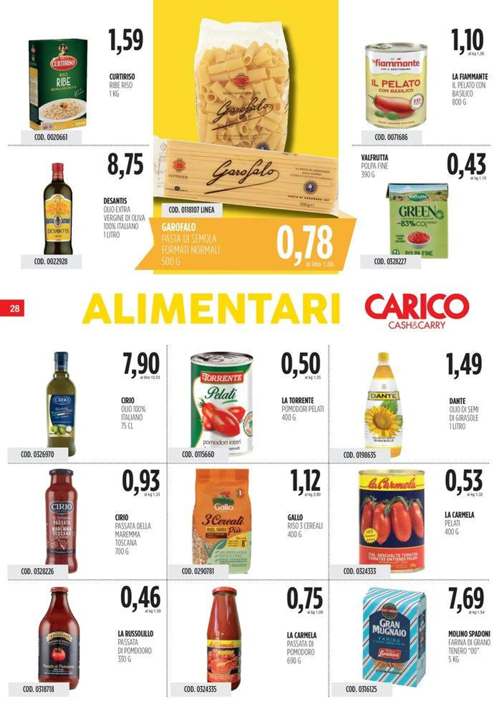 Carico Cash & Carry  da 29 agosto a 11 settembre di 2024 - Pagina del volantino 28