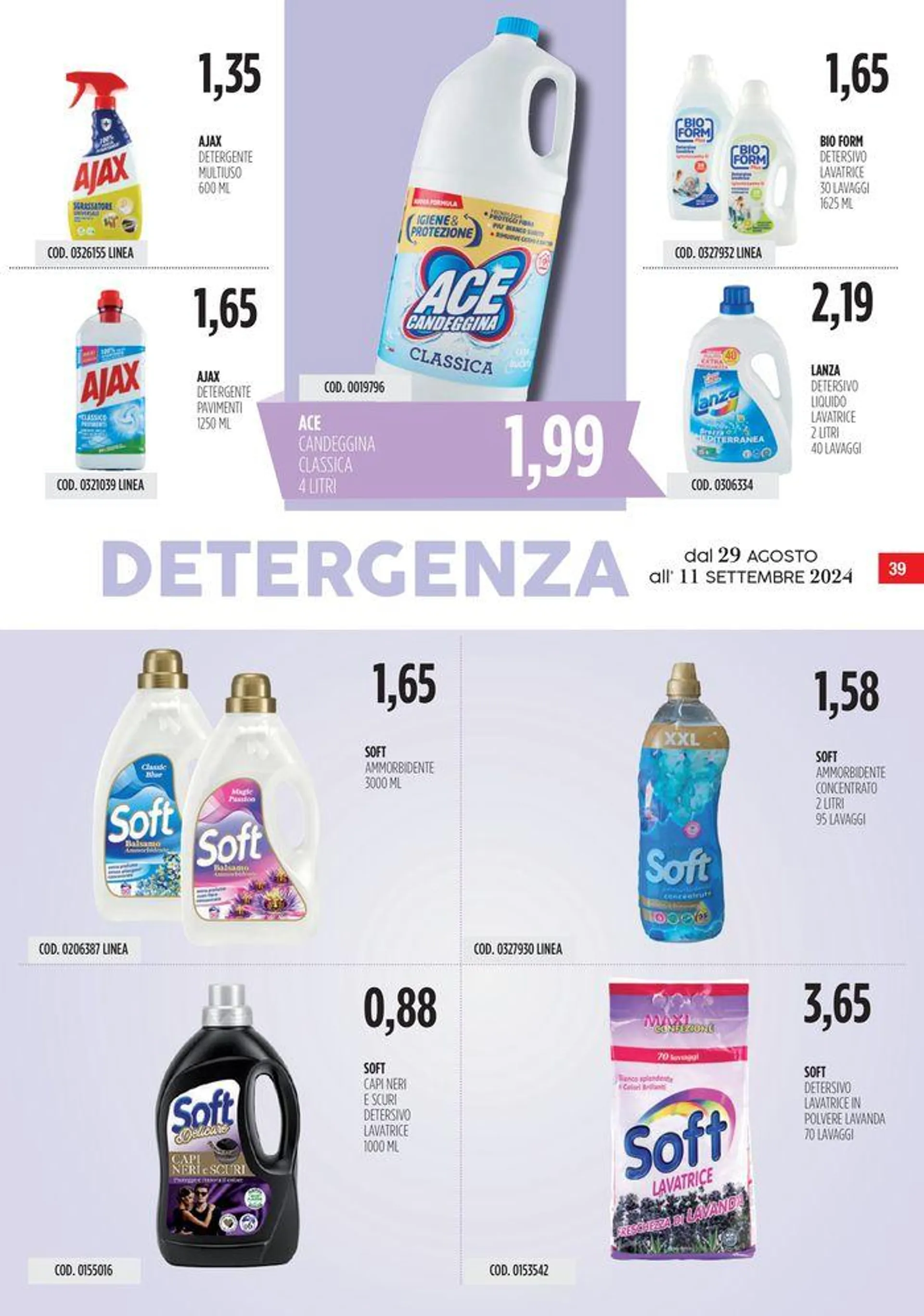 Carico Cash & Carry  da 29 agosto a 11 settembre di 2024 - Pagina del volantino 39