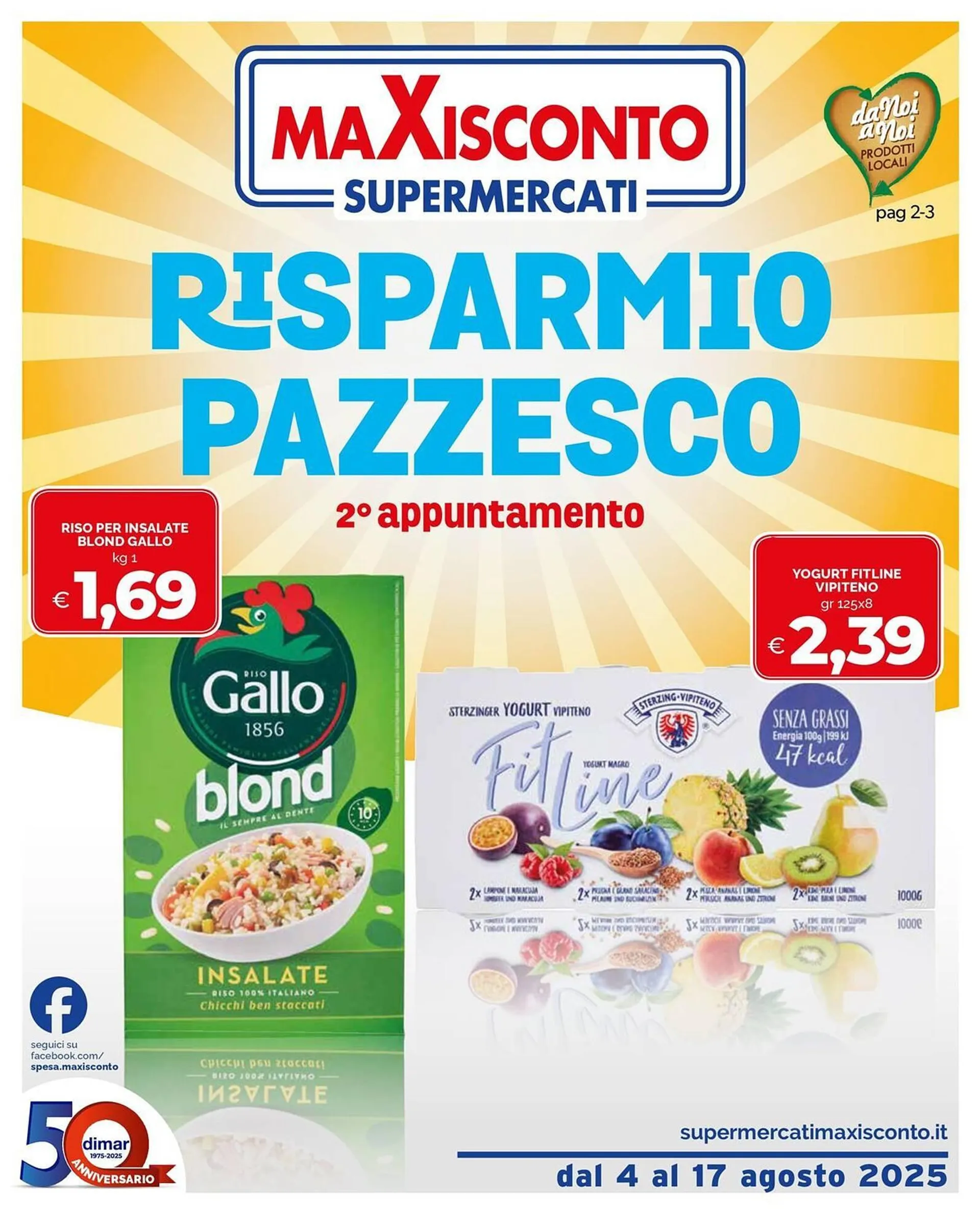 Volantino Maxisconto da 4 agosto a 17 agosto di 2025 - Pagina del volantino 1