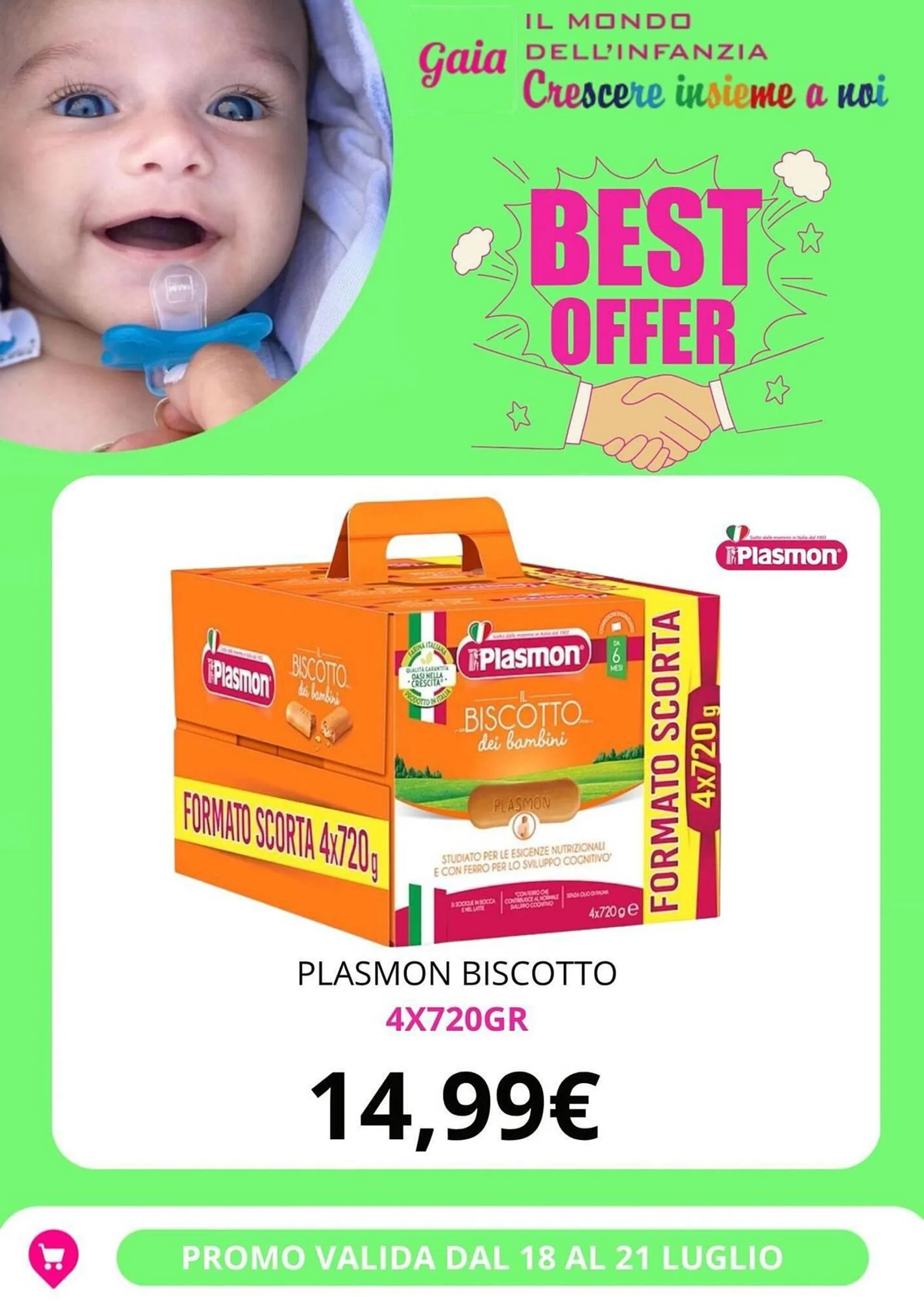 Volantino Sanitaria Gaia da 18 luglio a 21 luglio di 2025 - Pagina del volantino 1
