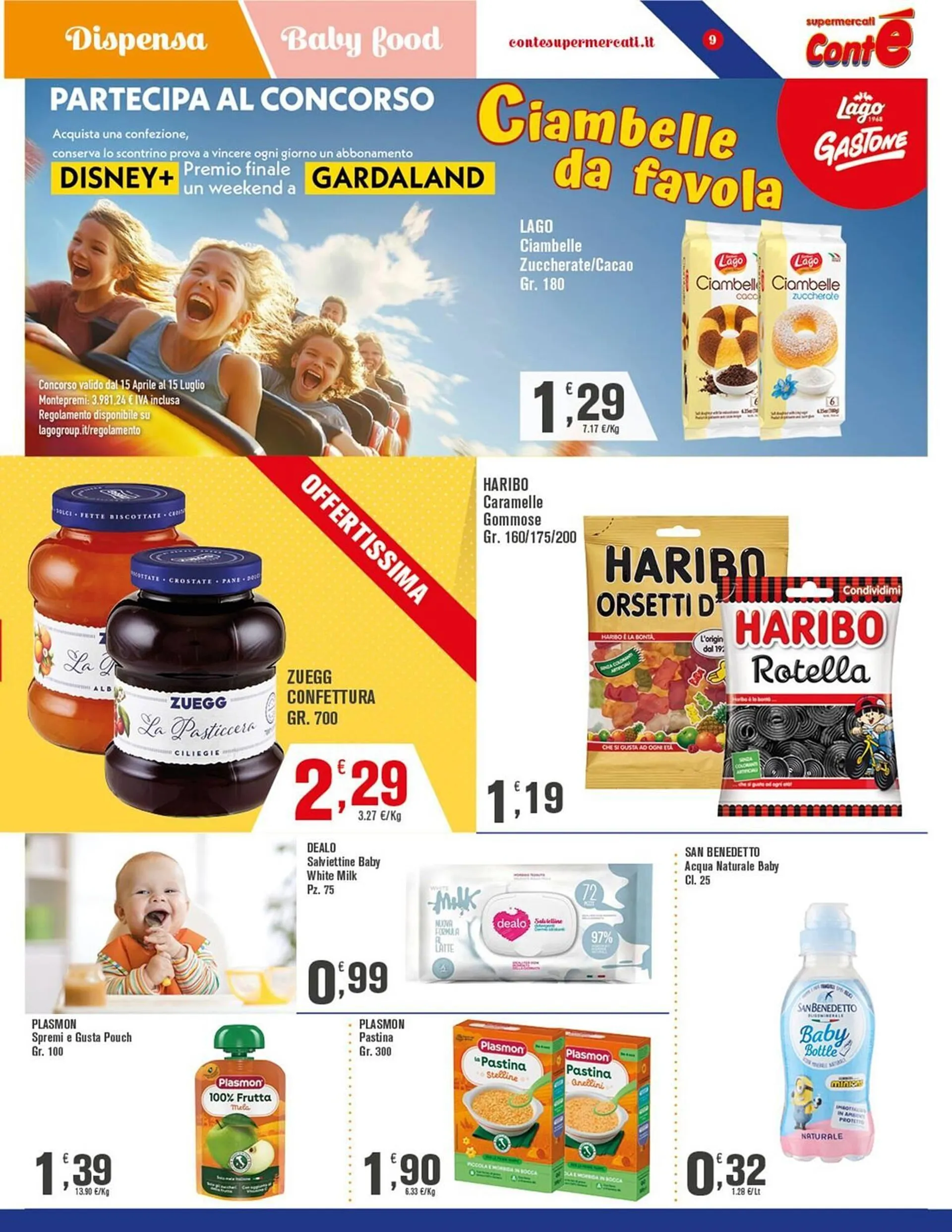 Volantino Conté Supermercati da 29 maggio a 8 giugno di 2025 - Pagina del volantino 9