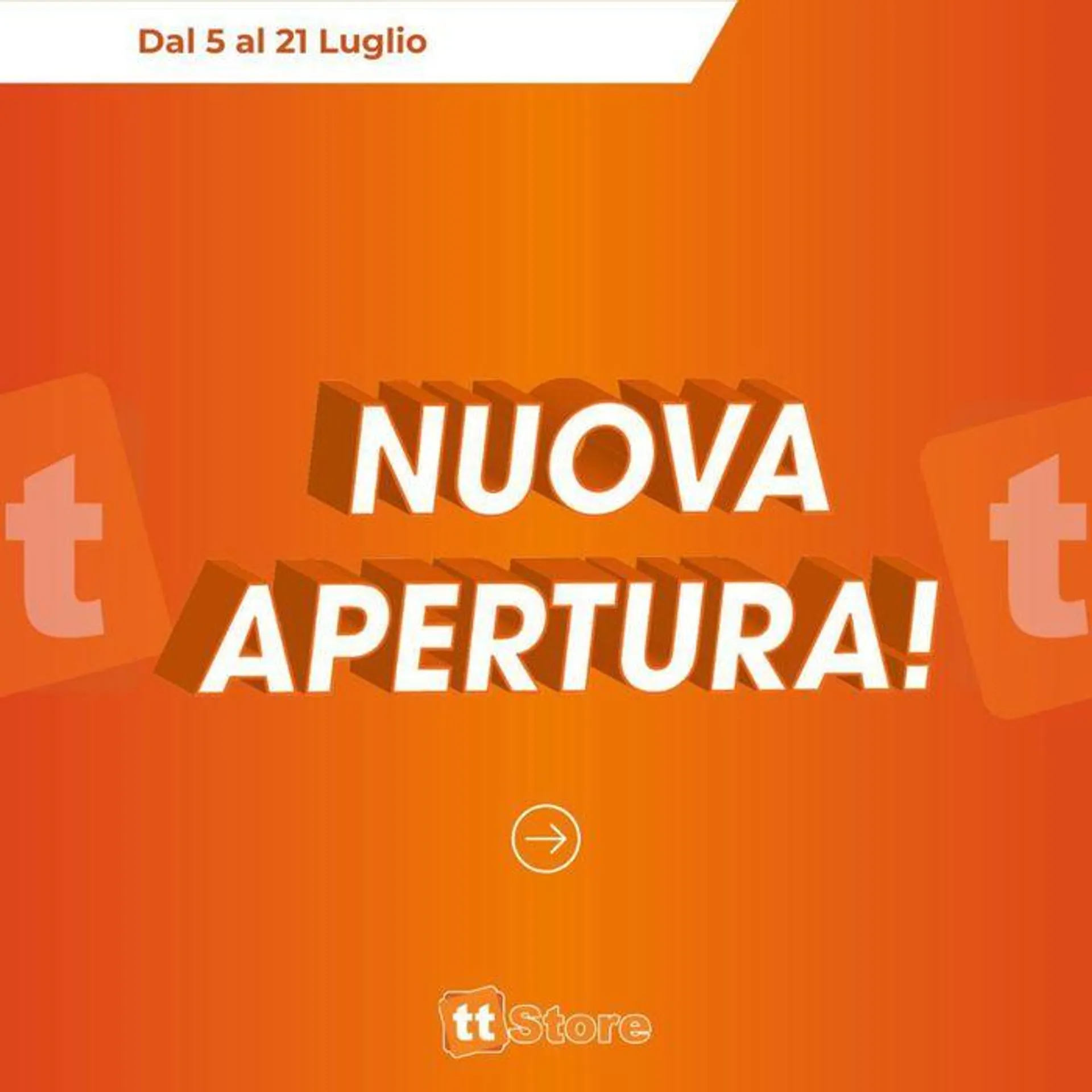 Nuova apertura  da 5 luglio a 21 luglio di 2024 - Pagina del volantino 1