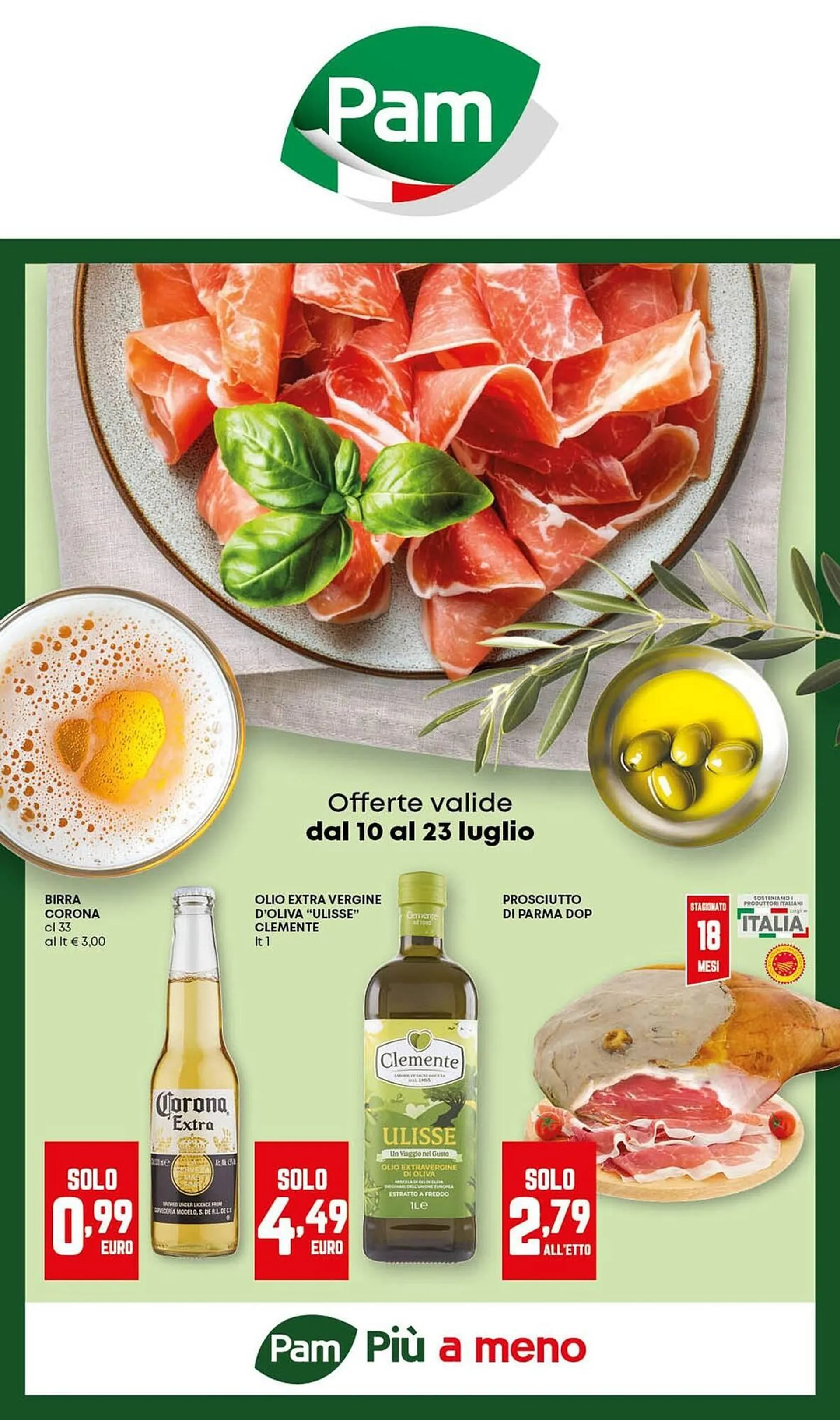 Volantino Pam da 10 luglio a 23 luglio di 2025 - Pagina del volantino 1