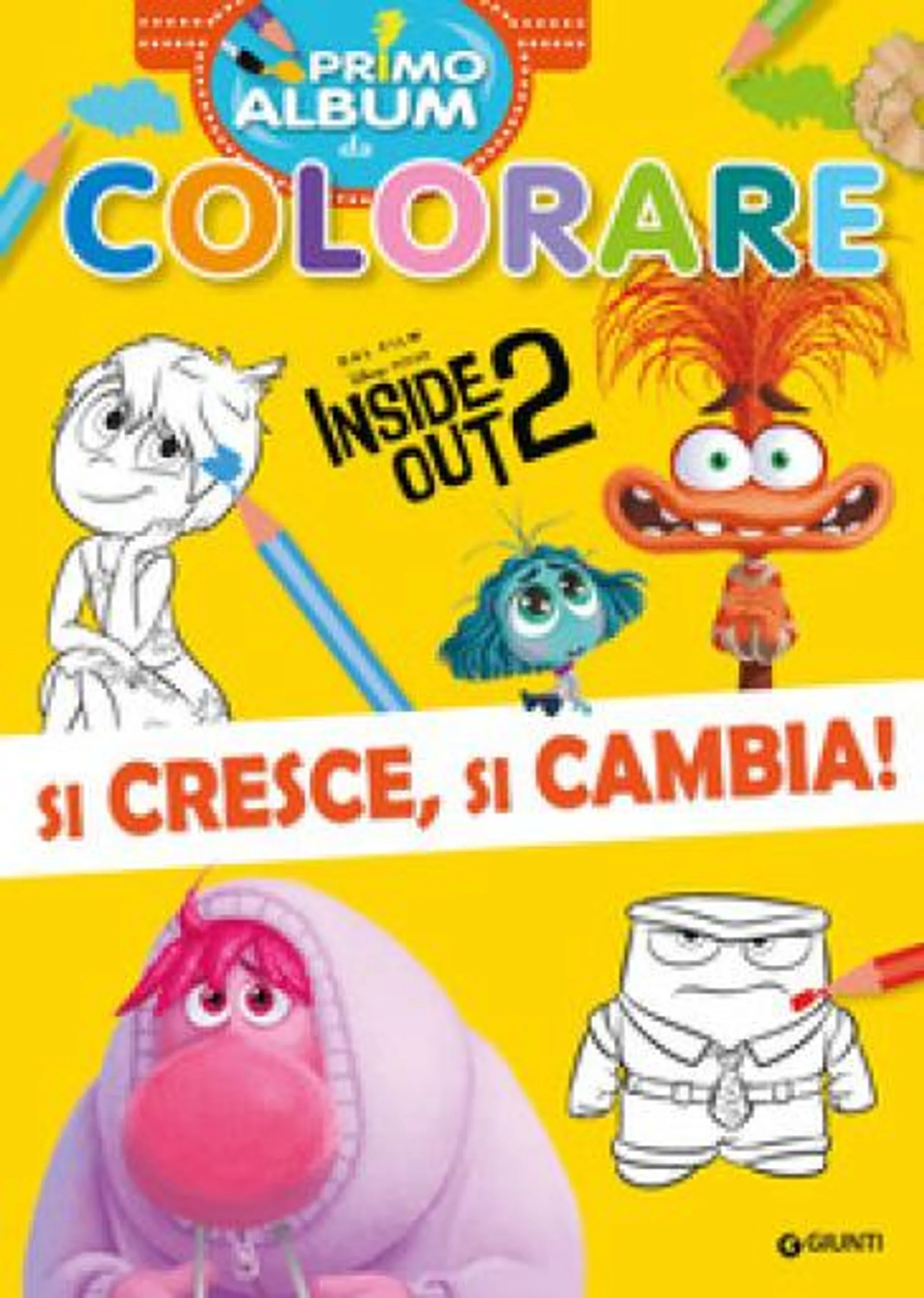 Si cresce, si cambia! Inside Out 2. Primo album da colorare. Ediz. a colori