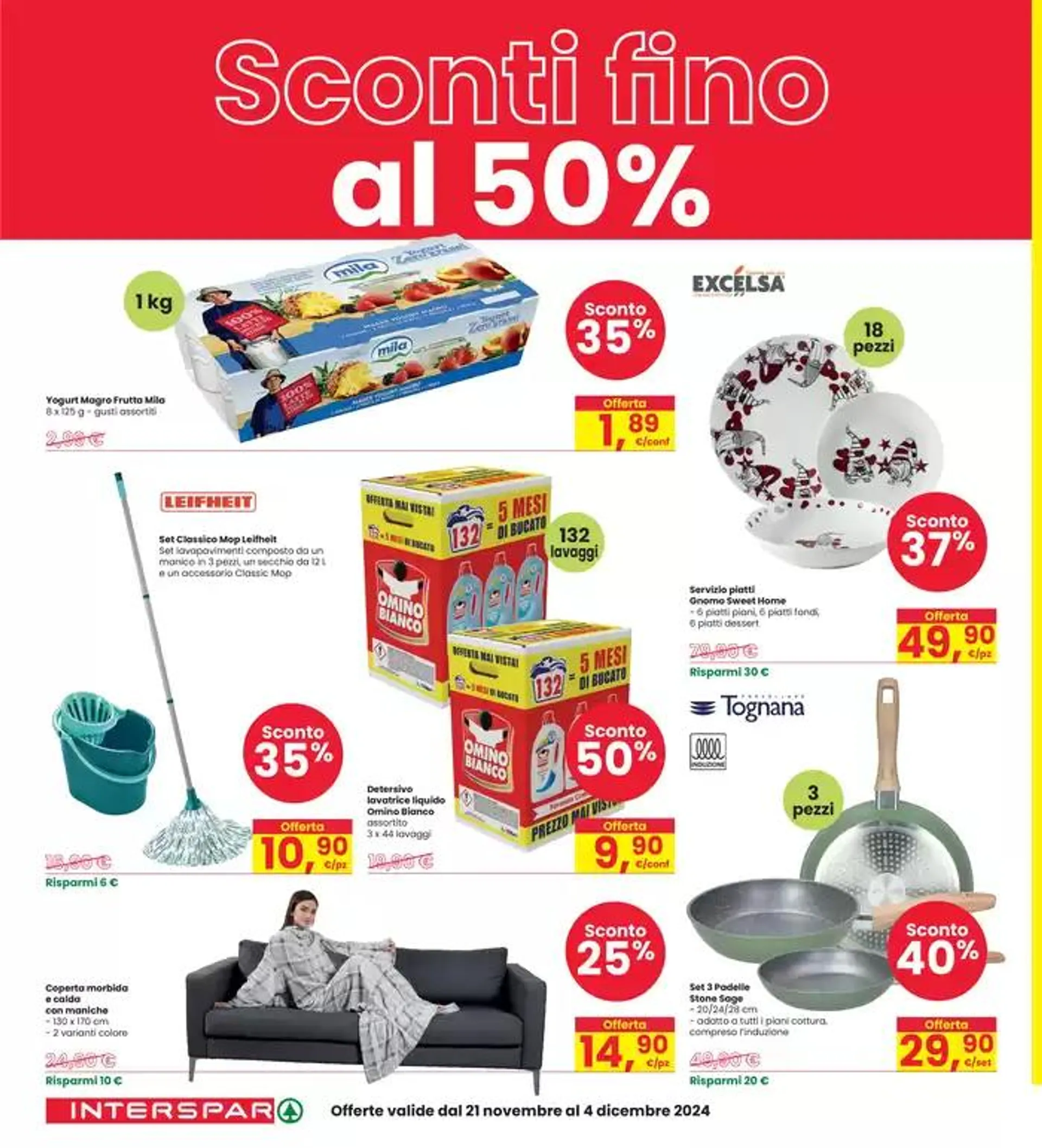 Sconti fino al 50%  da 21 novembre a 4 dicembre di 2024 - Pagina del volantino 4