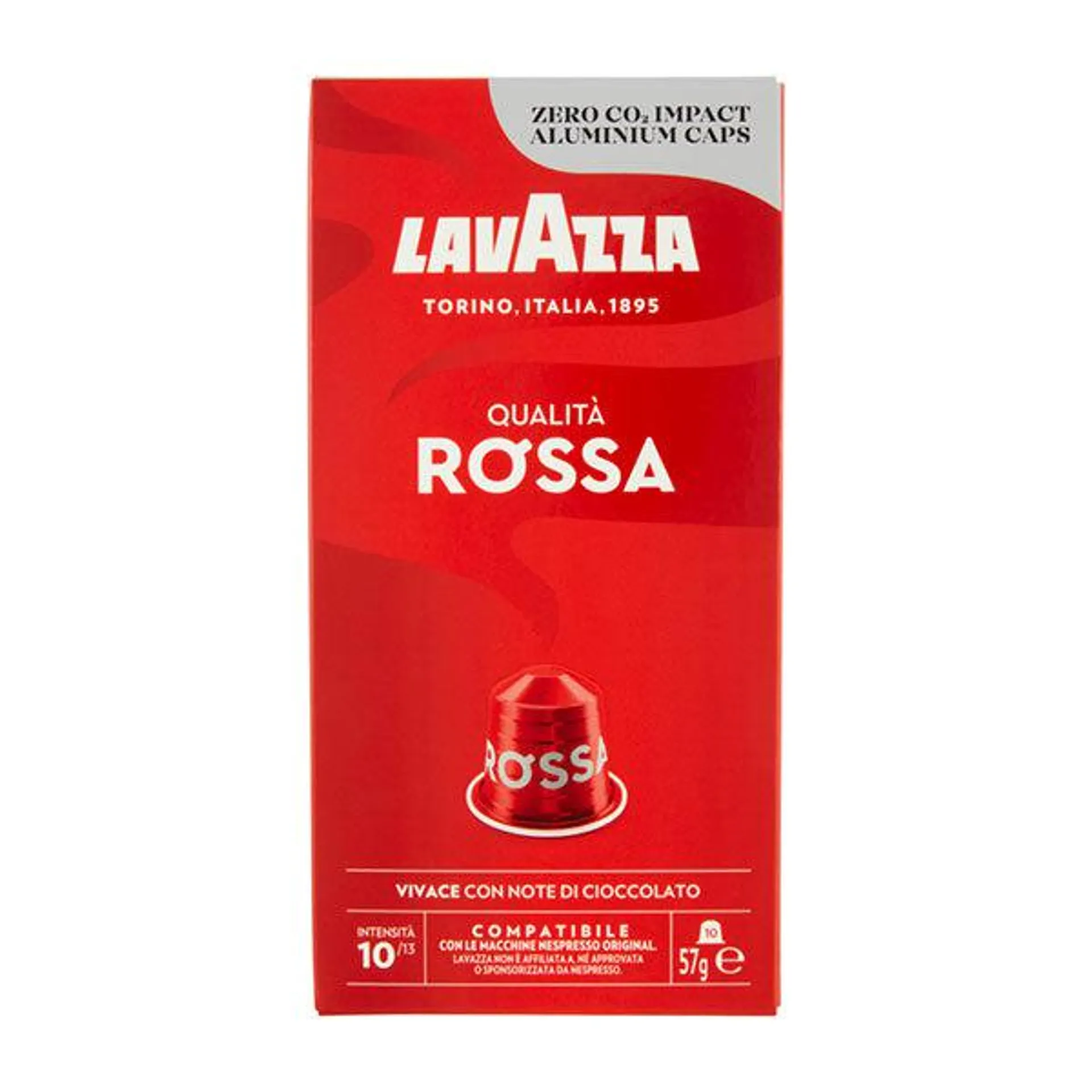 Capsule Qualita' Rossa 10pz Lavazza Comp Nespresso