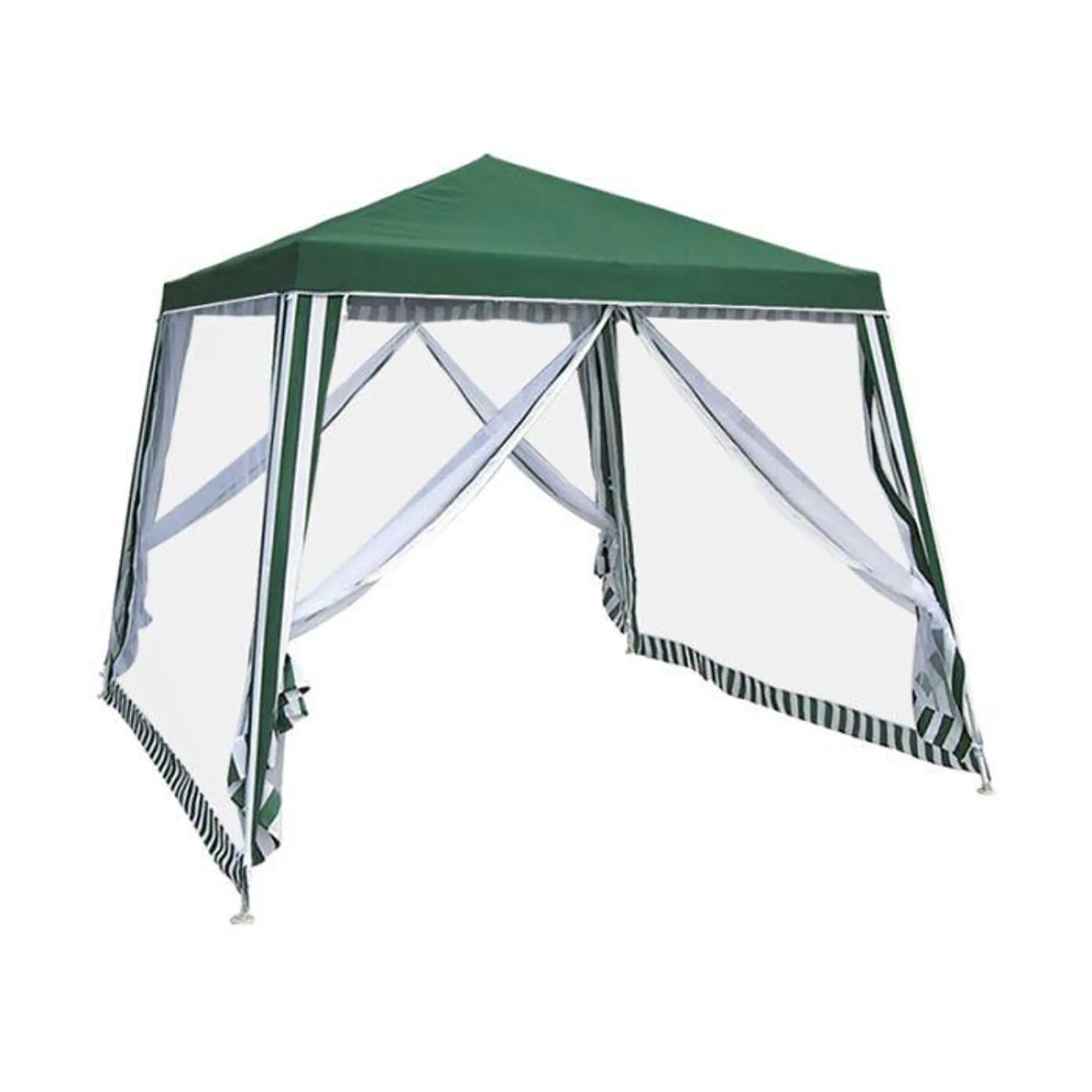 Gardenia Gazebo lagos con zanzariera 3x3, verde