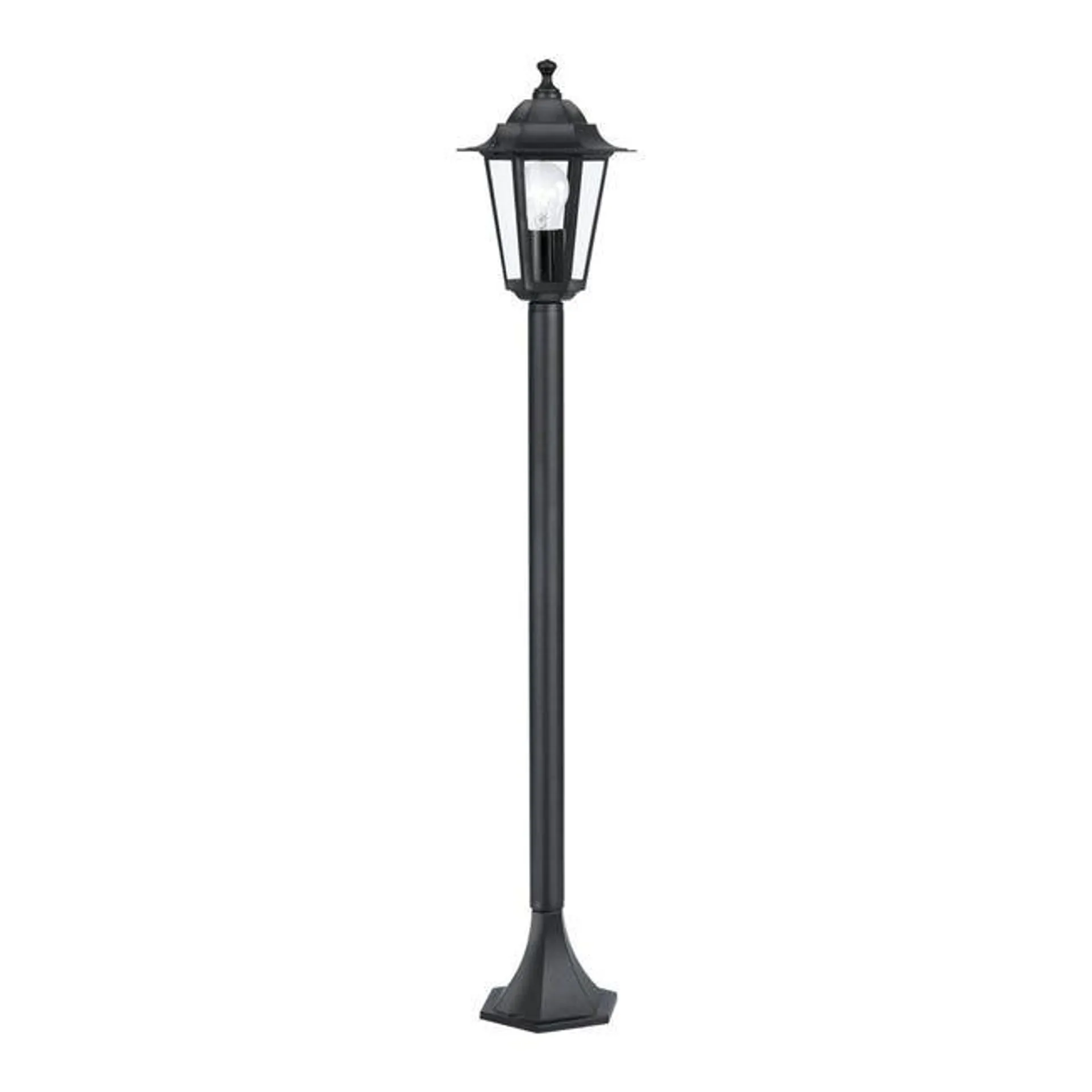 Lampione da giardino Laterna H100 cm, E27 in alluminio, nero IP44 EGLO Vedi i dettagli del prodotto