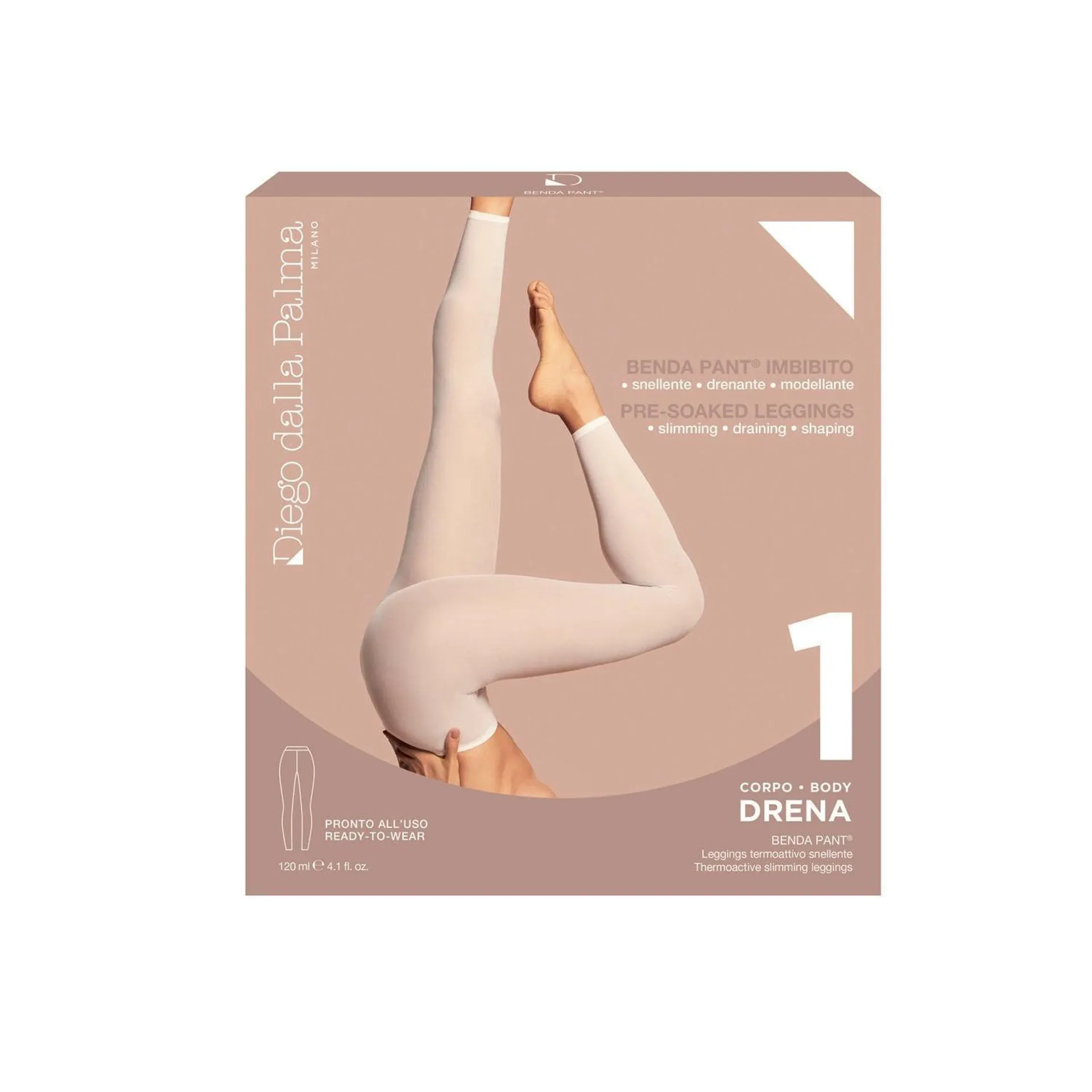 1. Drena - BENDA PANT Leggings Termoattivo Snellente