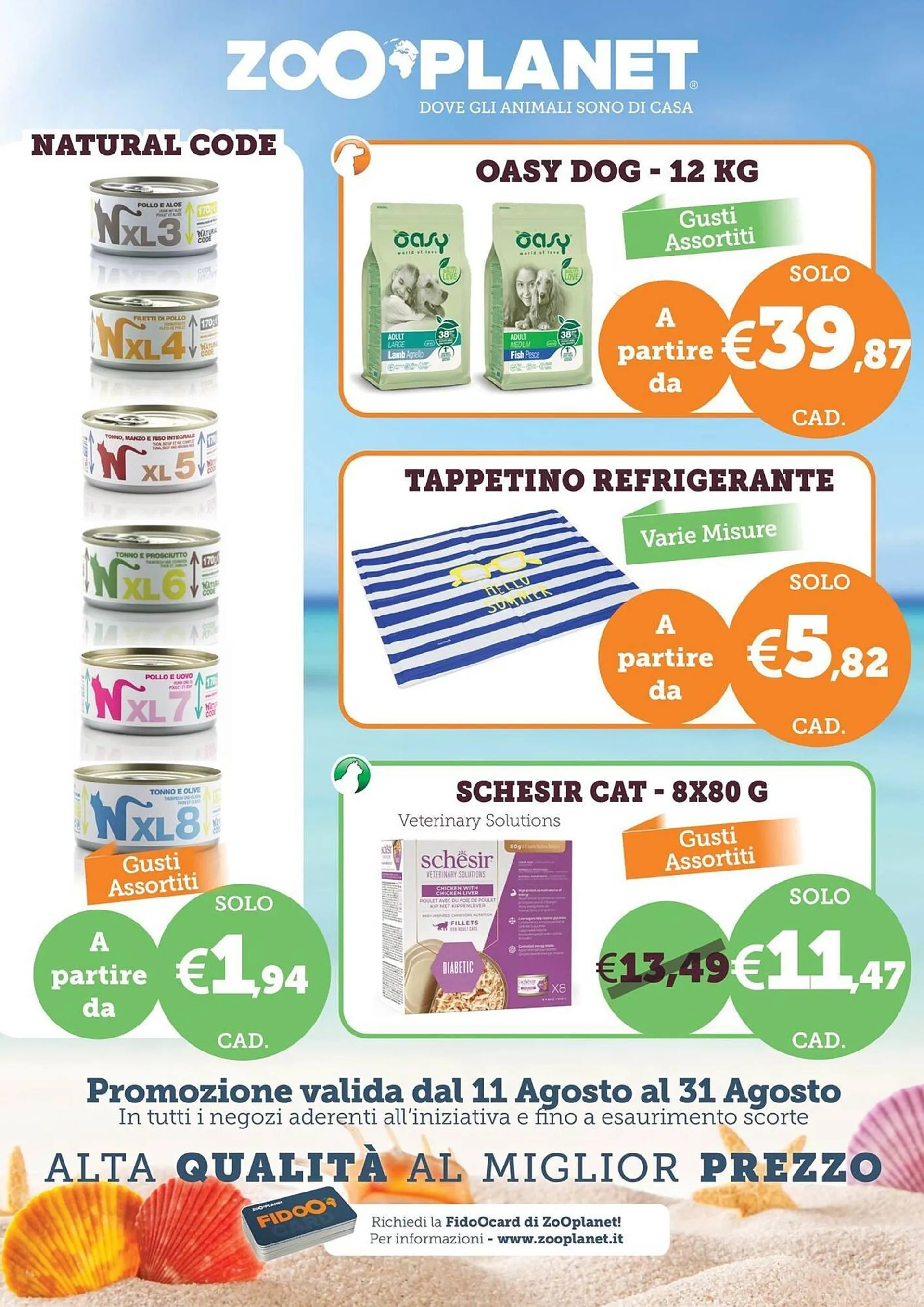Volantino ZooPlanet da 11 agosto a 31 agosto di 2025 - Pagina del volantino 1
