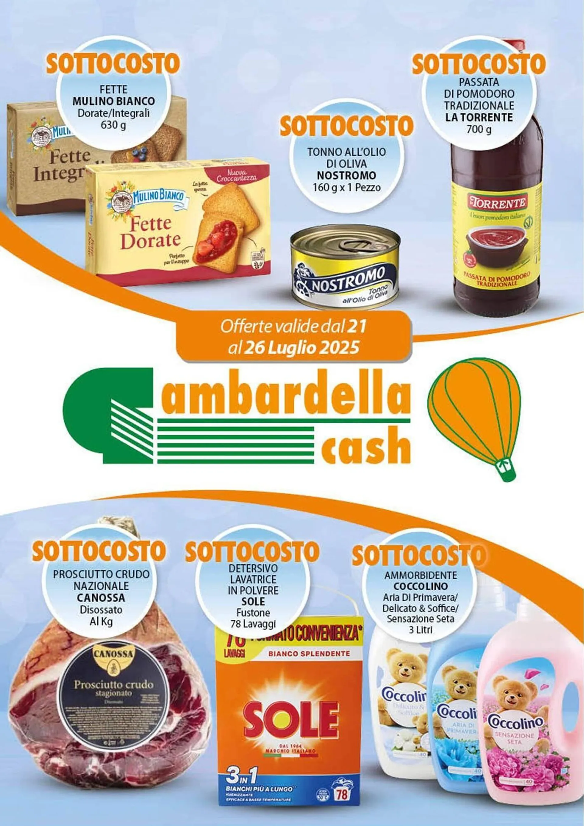 Volantino Gambardella Cash da 21 luglio a 26 luglio di 2025 - Pagina del volantino 1
