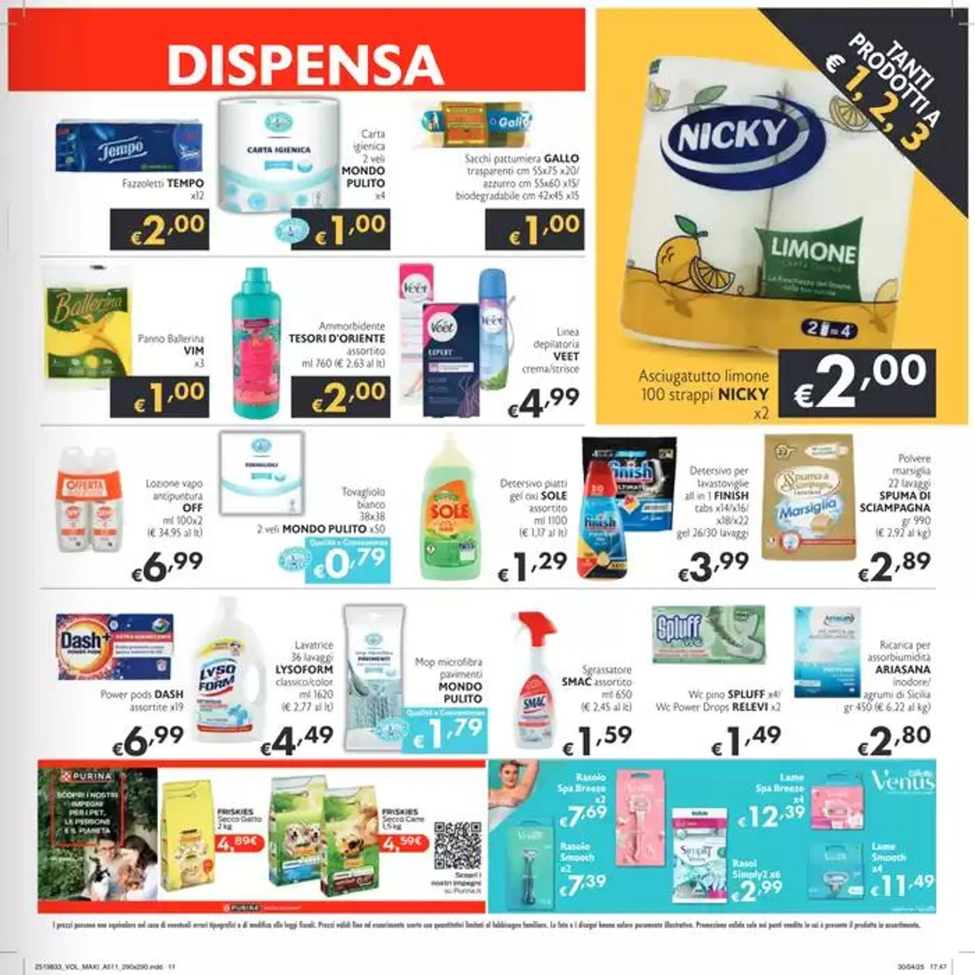 Tanti prodotti a 1. 2. 3€ da 22 maggio a 4 giugno di 2025 - Pagina del volantino 11