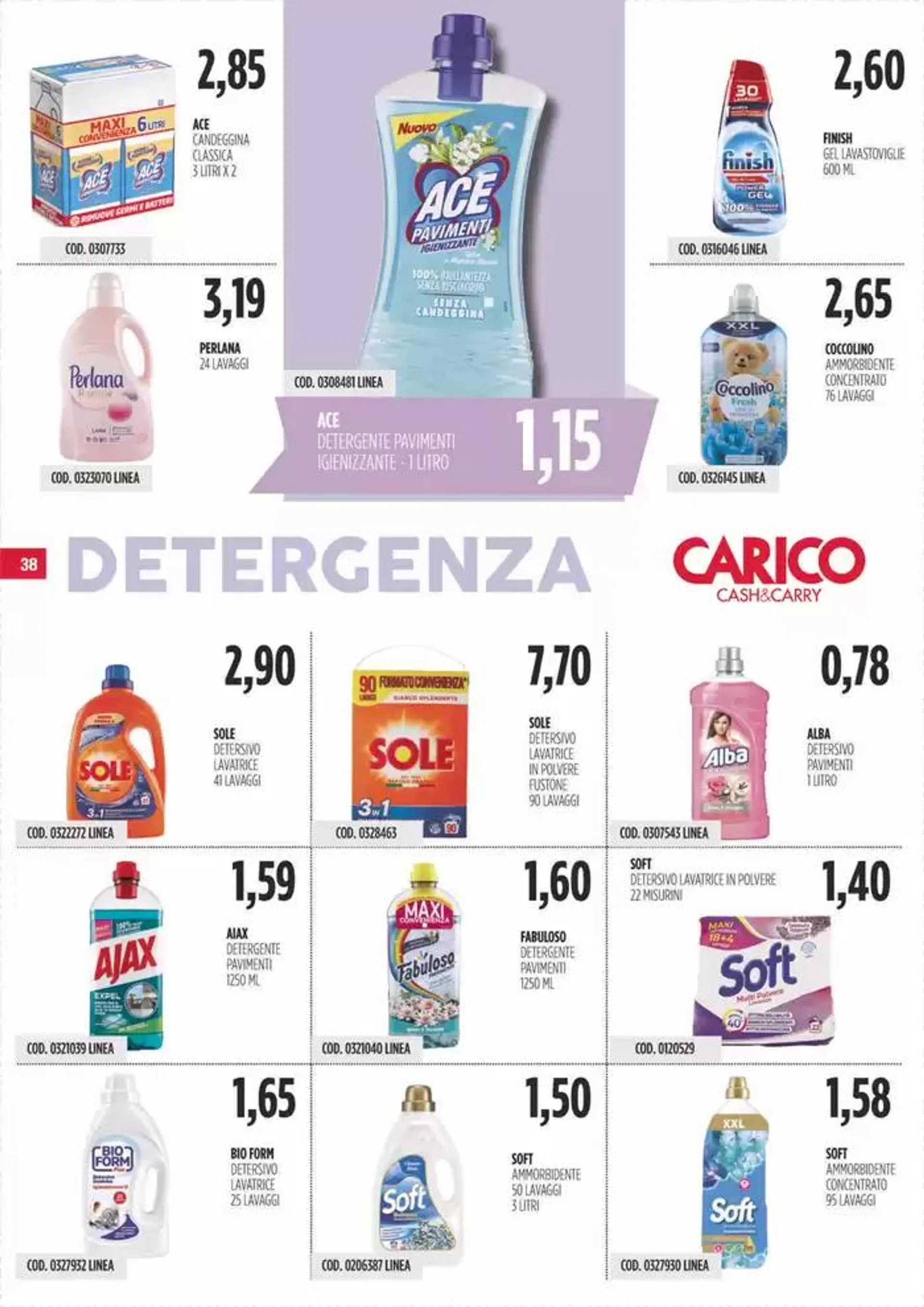 Offerte Carico Cash & Carry da 22 aprile a 7 maggio di 2025 - Pagina del volantino 38