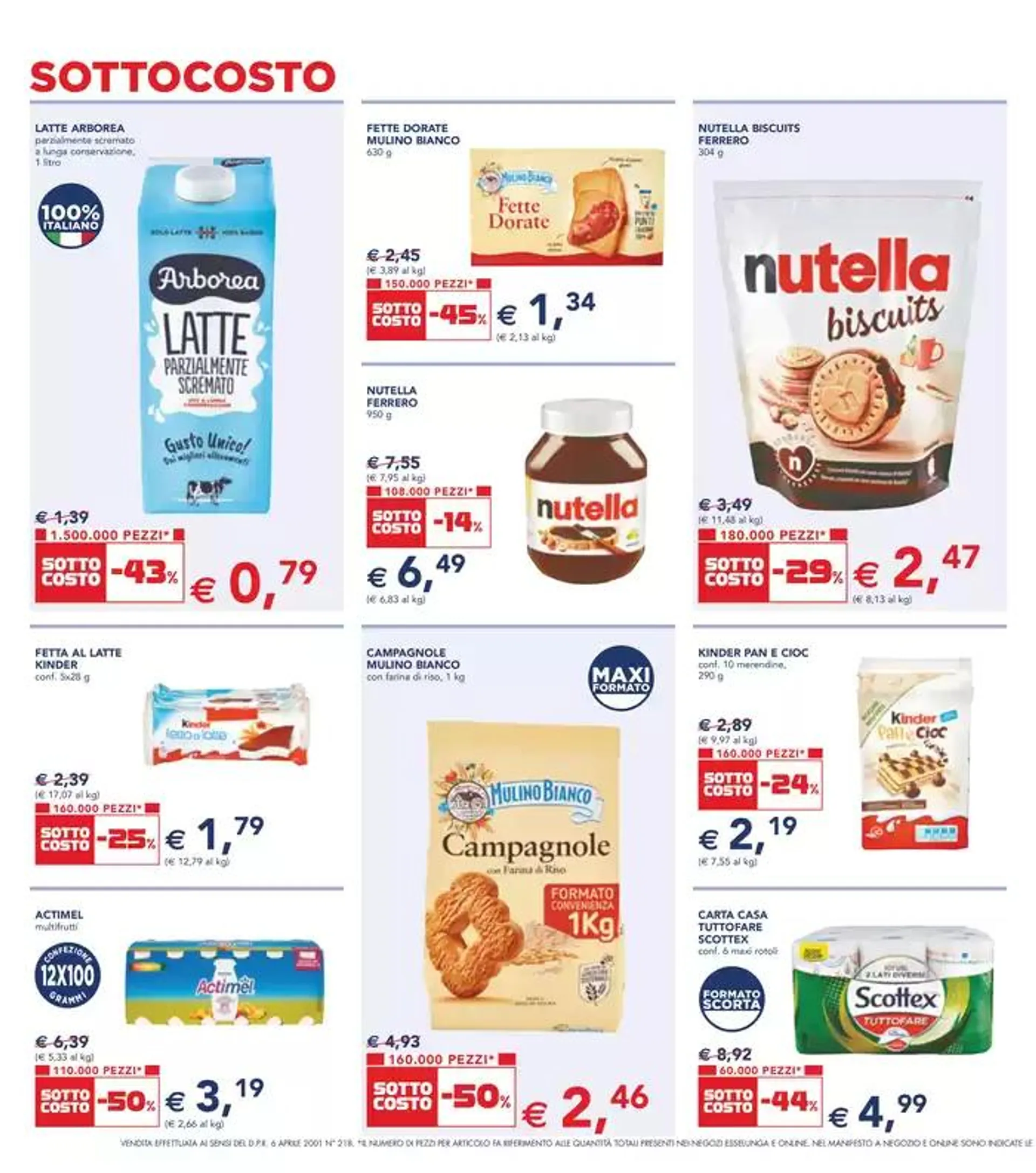 Sottocosto da 26 settembre a 5 ottobre di 2024 - Pagina del volantino 4