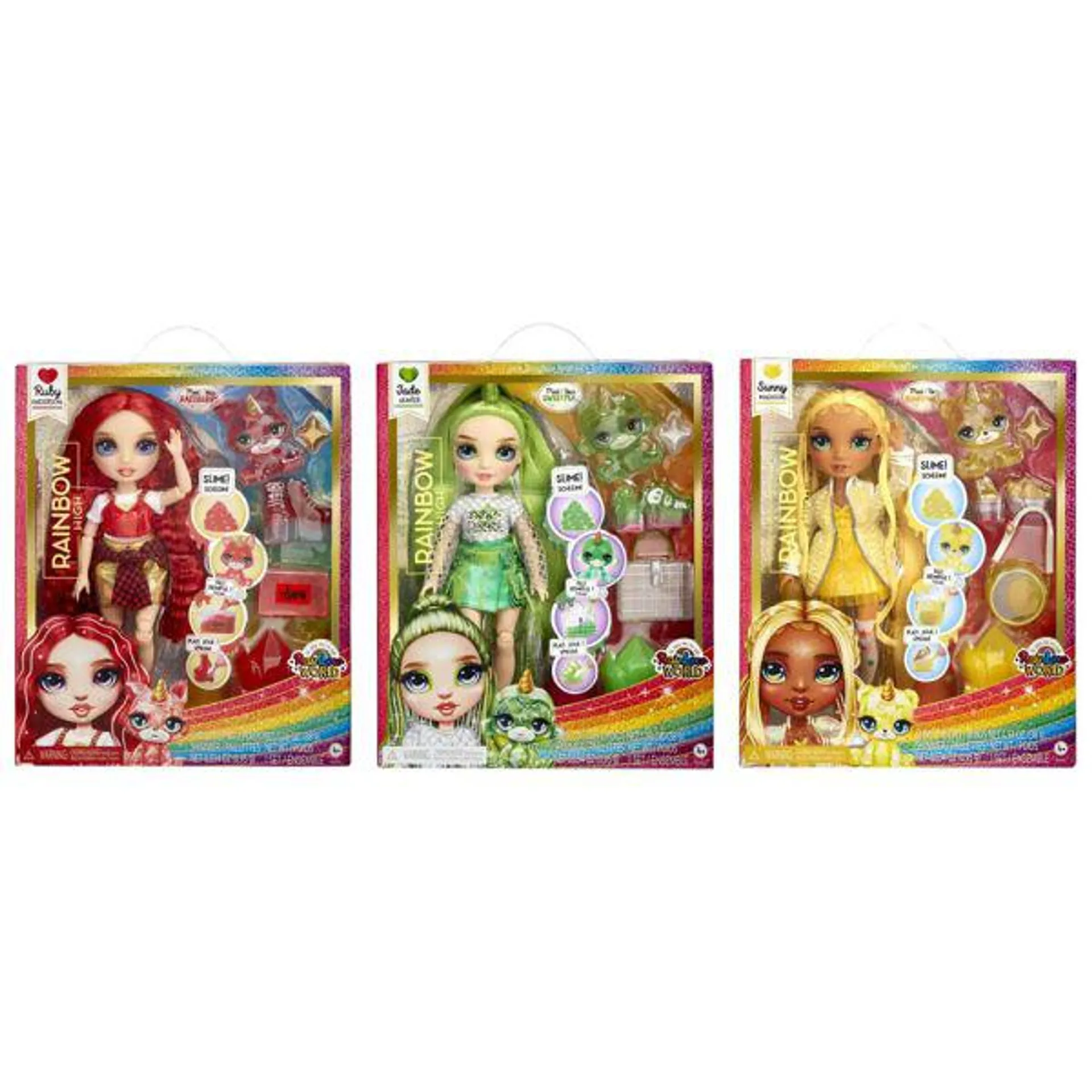 Rainbow High Fashion Doll con Slime & Animale - Mga