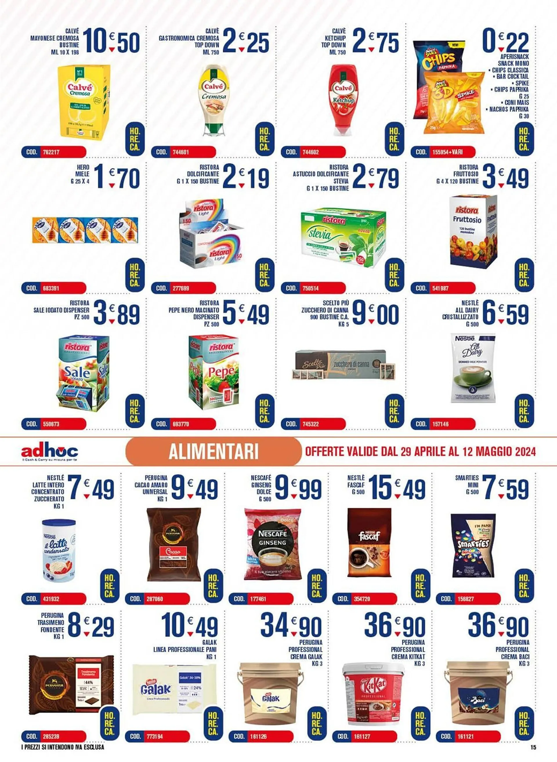 Volantino Adhoc da 29 aprile a 12 maggio di 2024 - Pagina del volantino 15