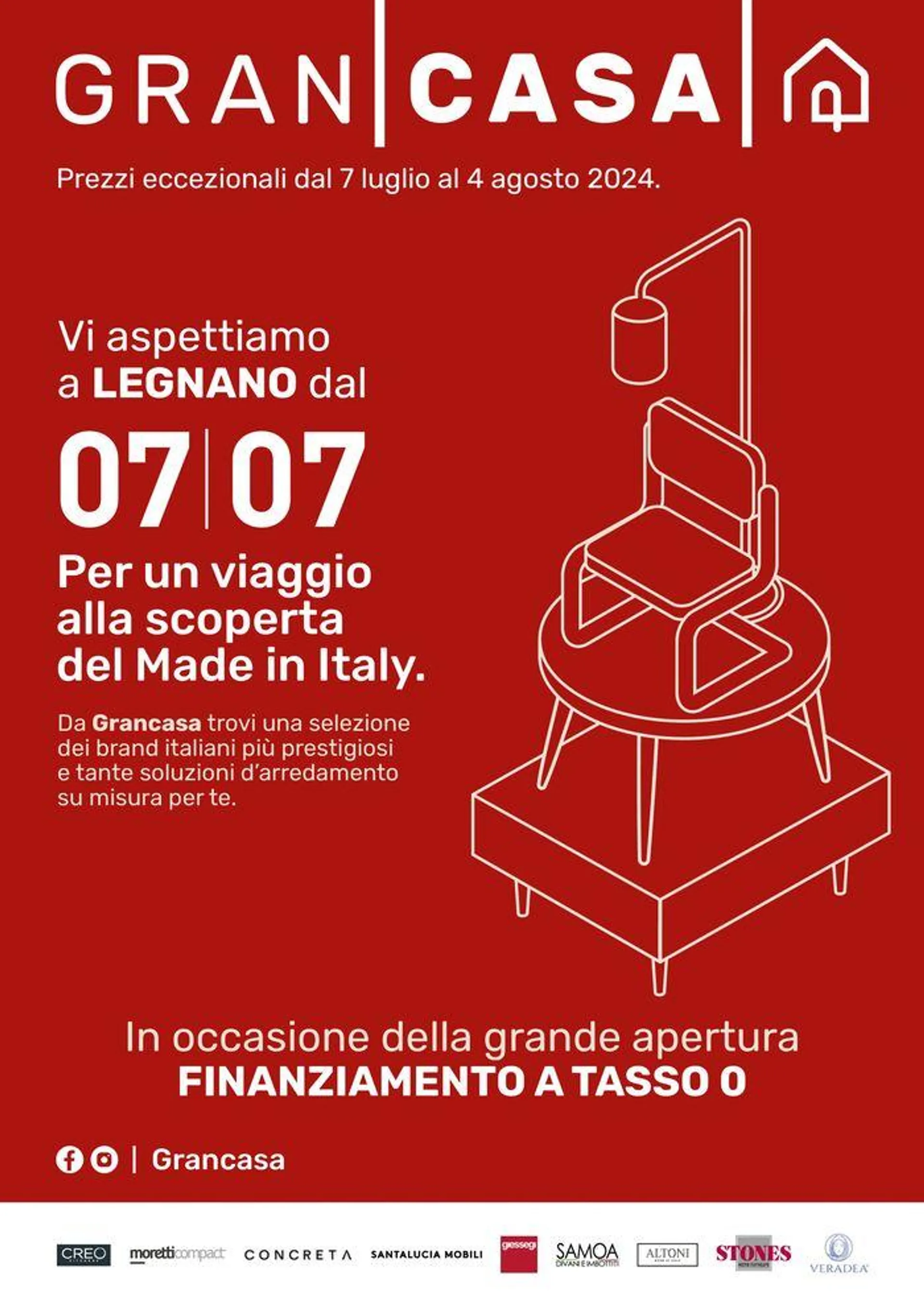 Finanziamento a tasso 0 da 9 luglio a 4 agosto di 2024 - Pagina del volantino 1