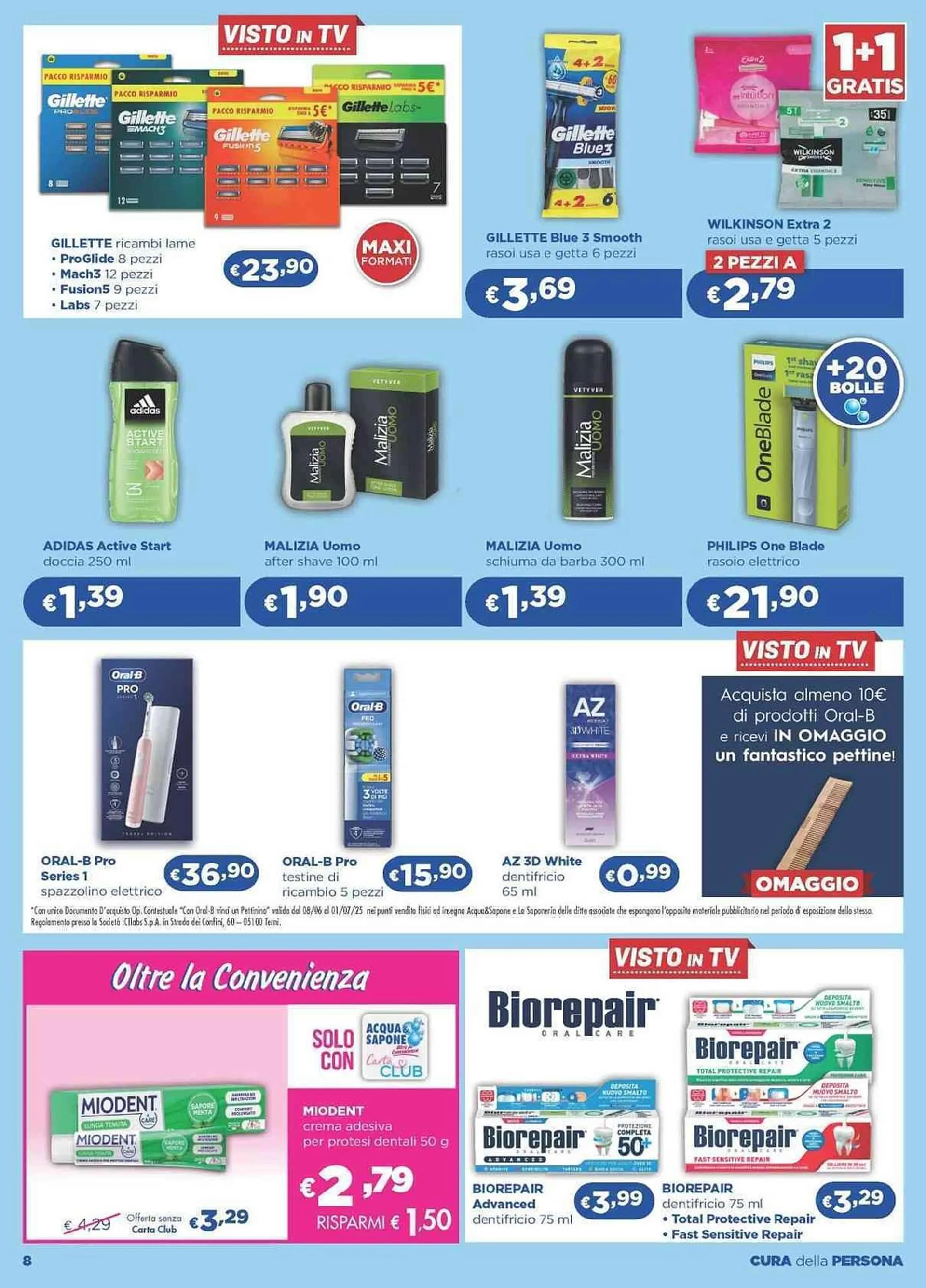Volantino Acqua & Sapone da 9 giugno a 1 luglio di 2025 - Pagina del volantino 8