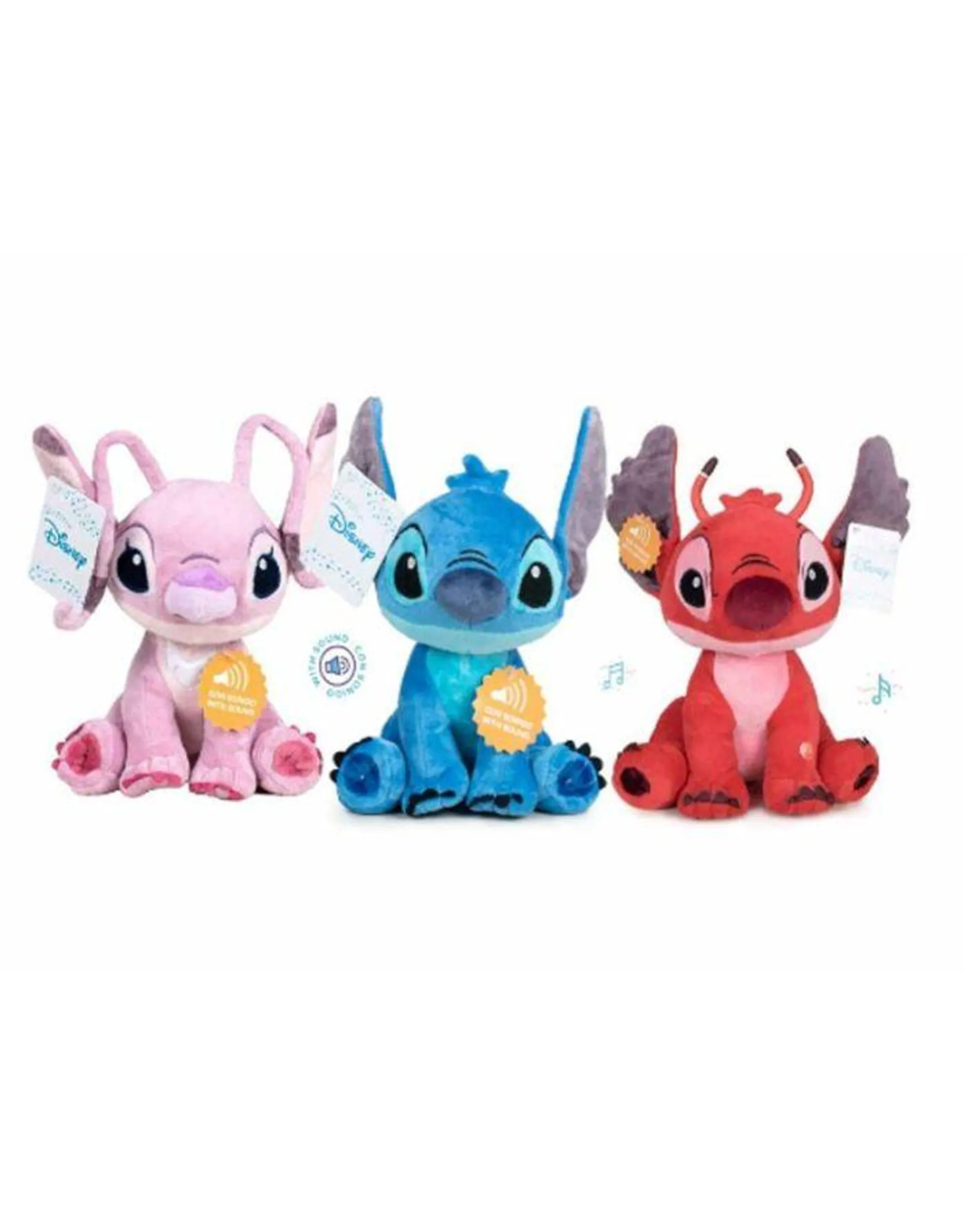 Disney - Peluches Stitch 30 cm + suono