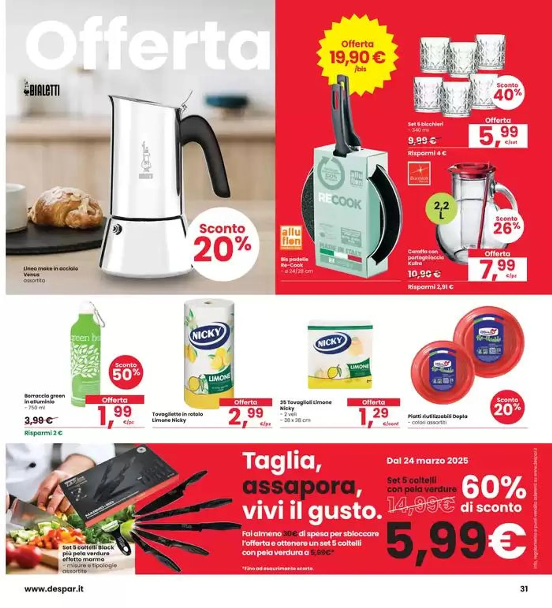 Sconti fino al 50%  da 24 marzo a 6 aprile di 2025 - Pagina del volantino 31