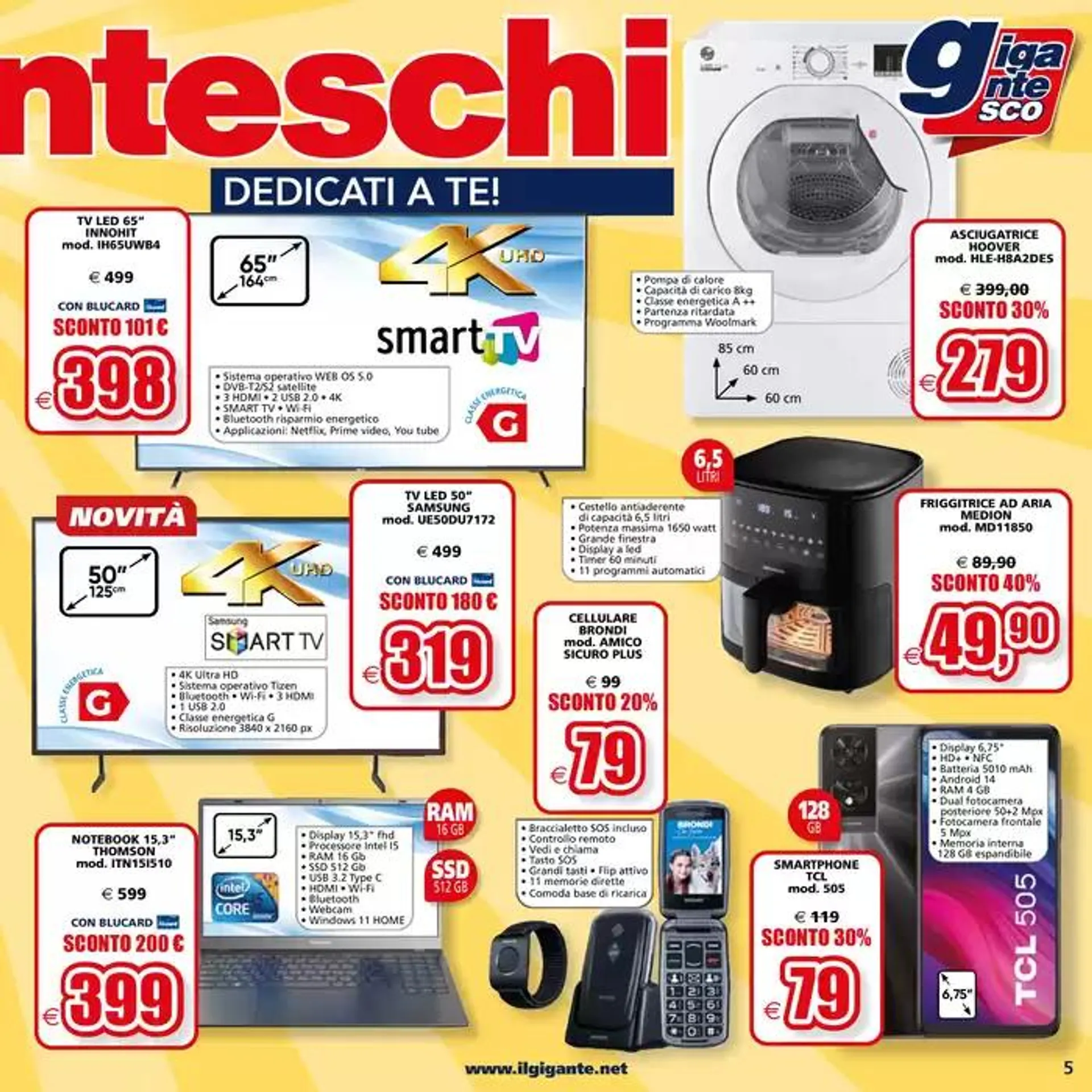 Sconti giganteschi da 3 ottobre a 16 ottobre di 2024 - Pagina del volantino 5