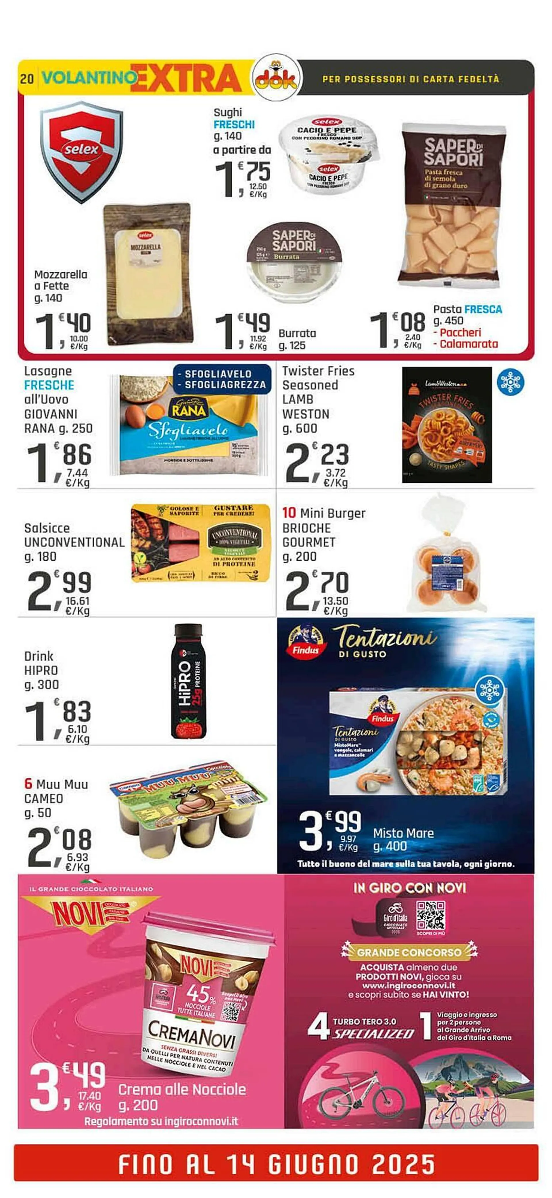 Volantino Supermercati Dok da 4 giugno a 14 giugno di 2025 - Pagina del volantino 20