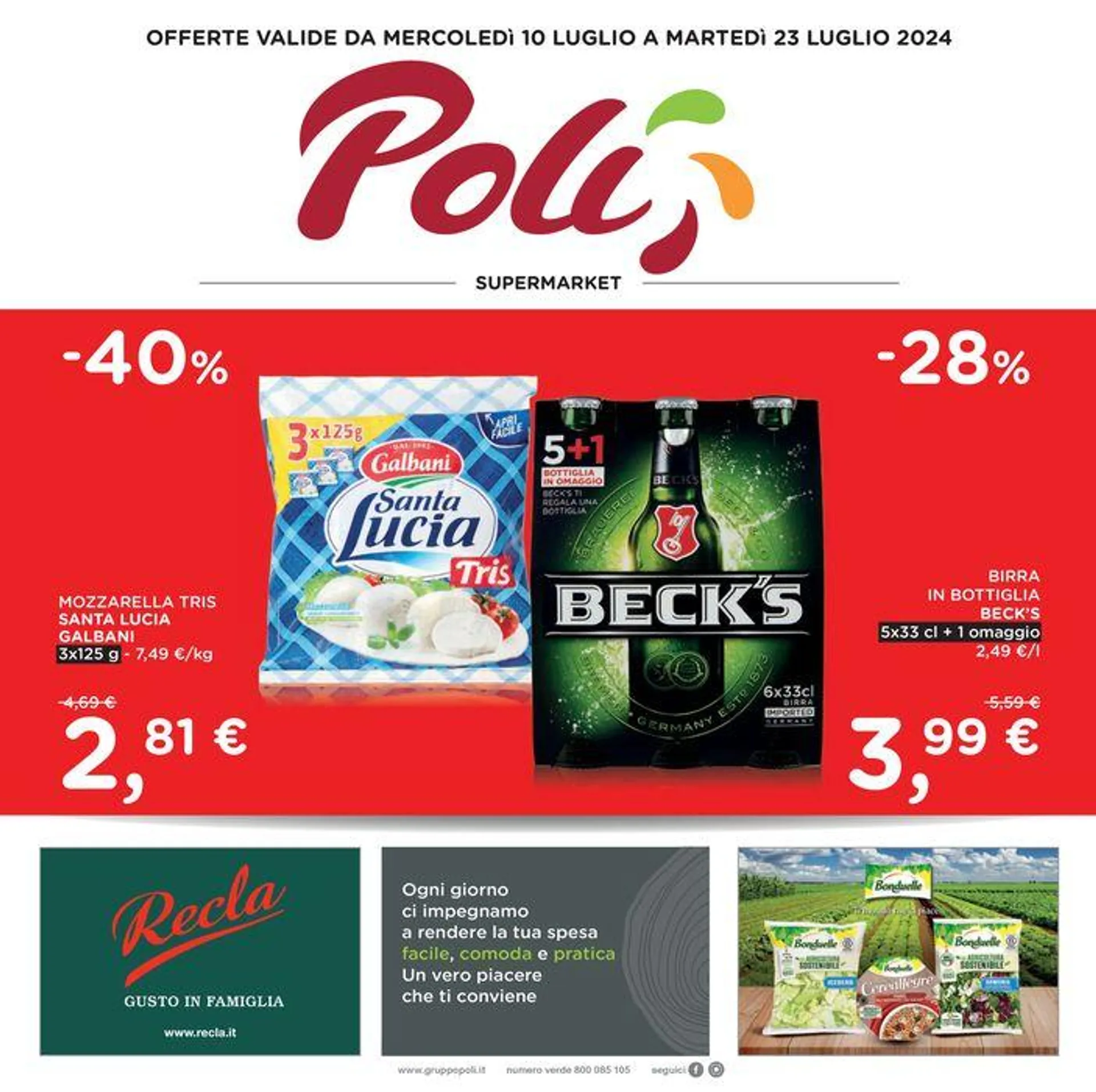 Offerte valide da mercoldei 10 luglio a martedi 23 luglio 2024 - 1