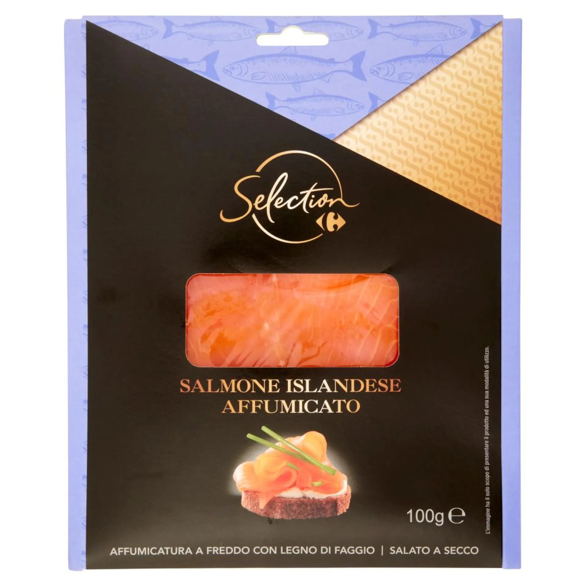 Carrefour Selection Salmone Islandese Affumicato 100 g